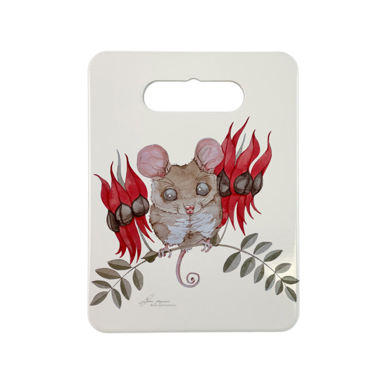 Possum ceramic trivet