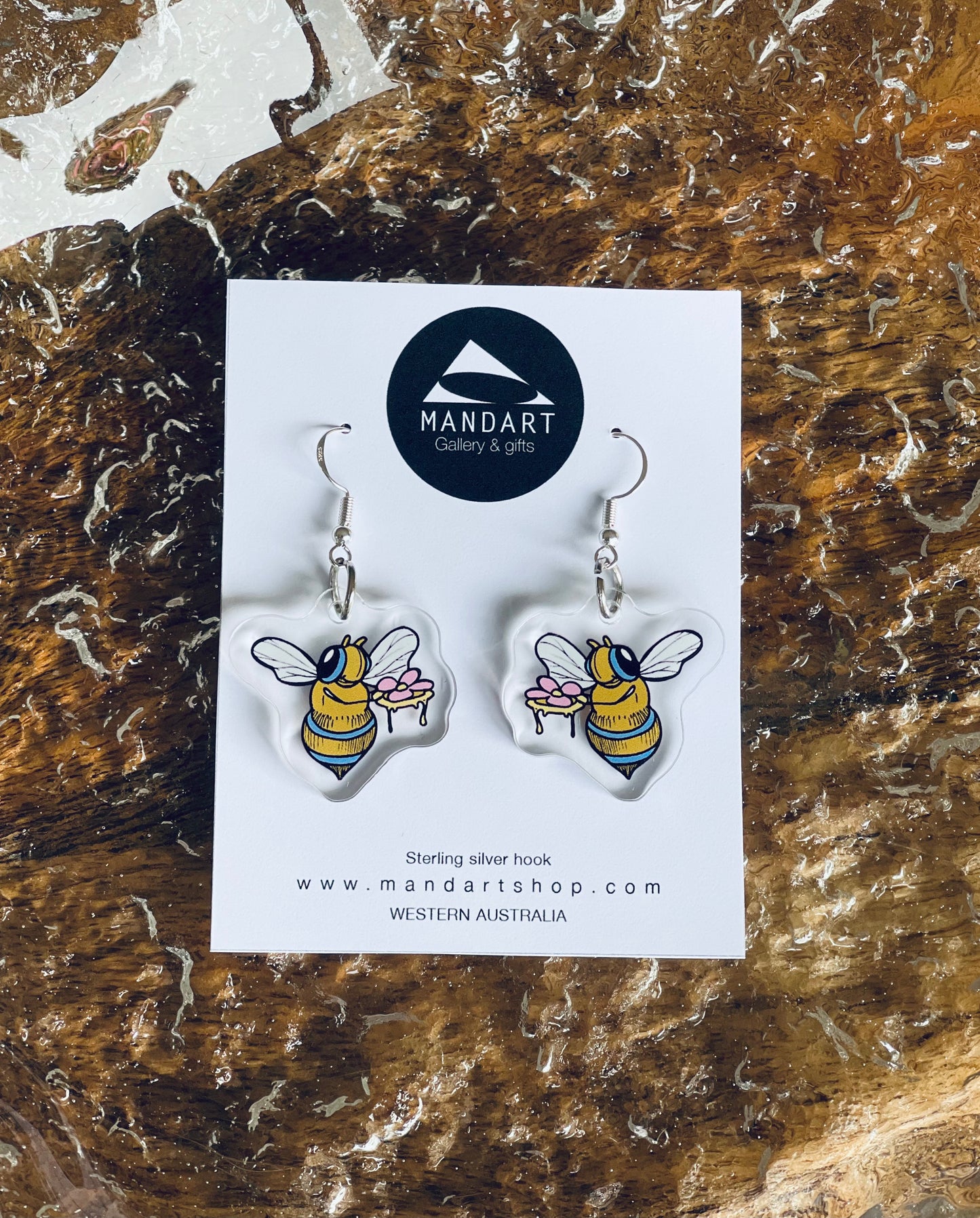 Wildlife acrylic earrings