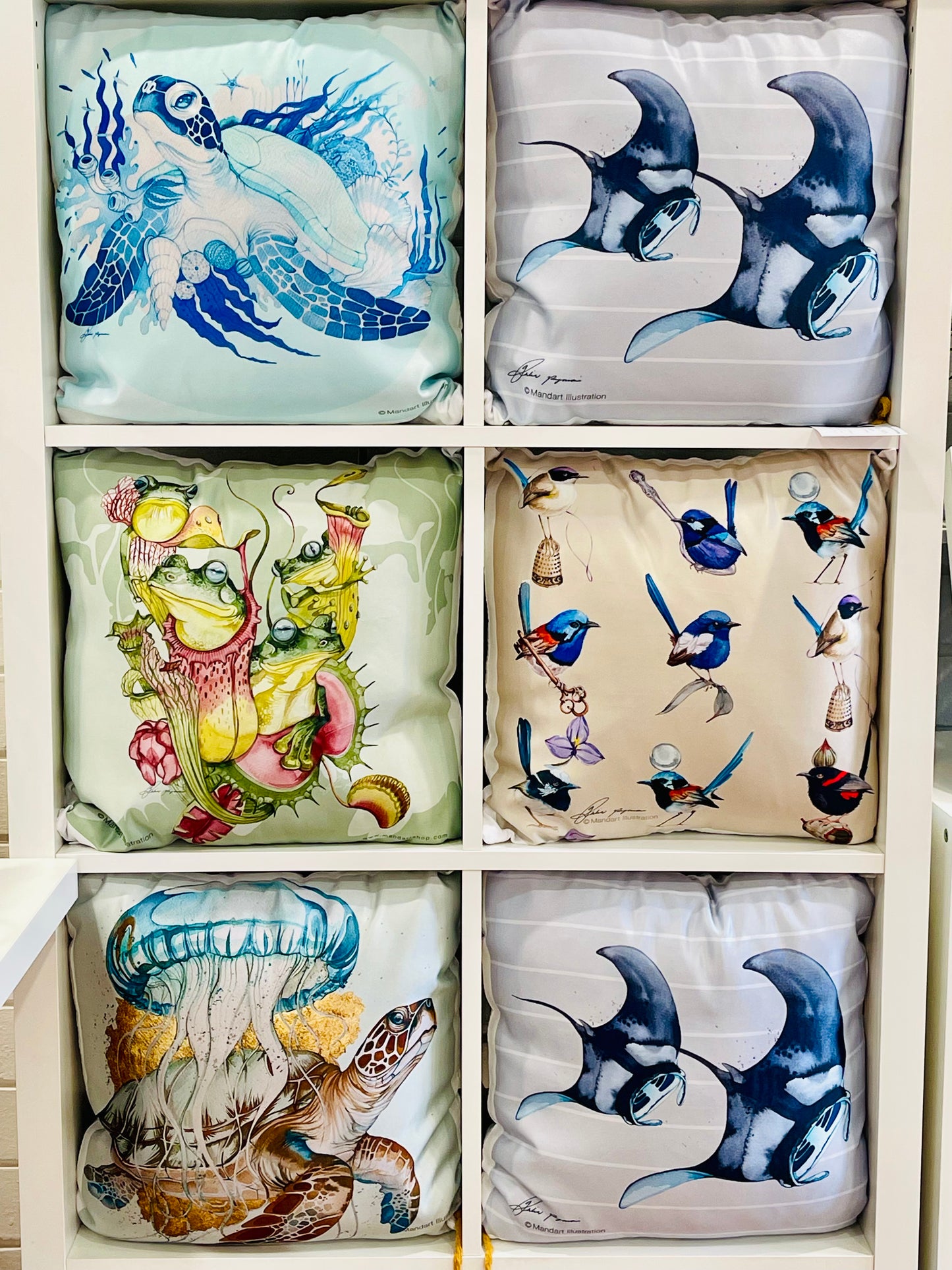 Frogs cushion cover