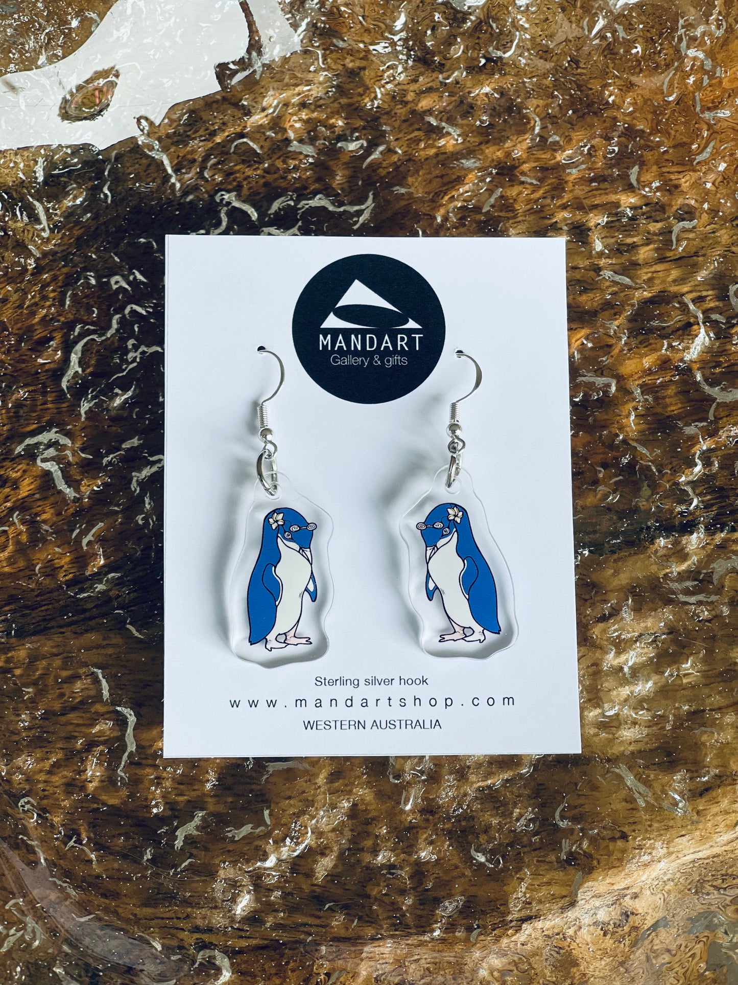 Wildlife acrylic earrings