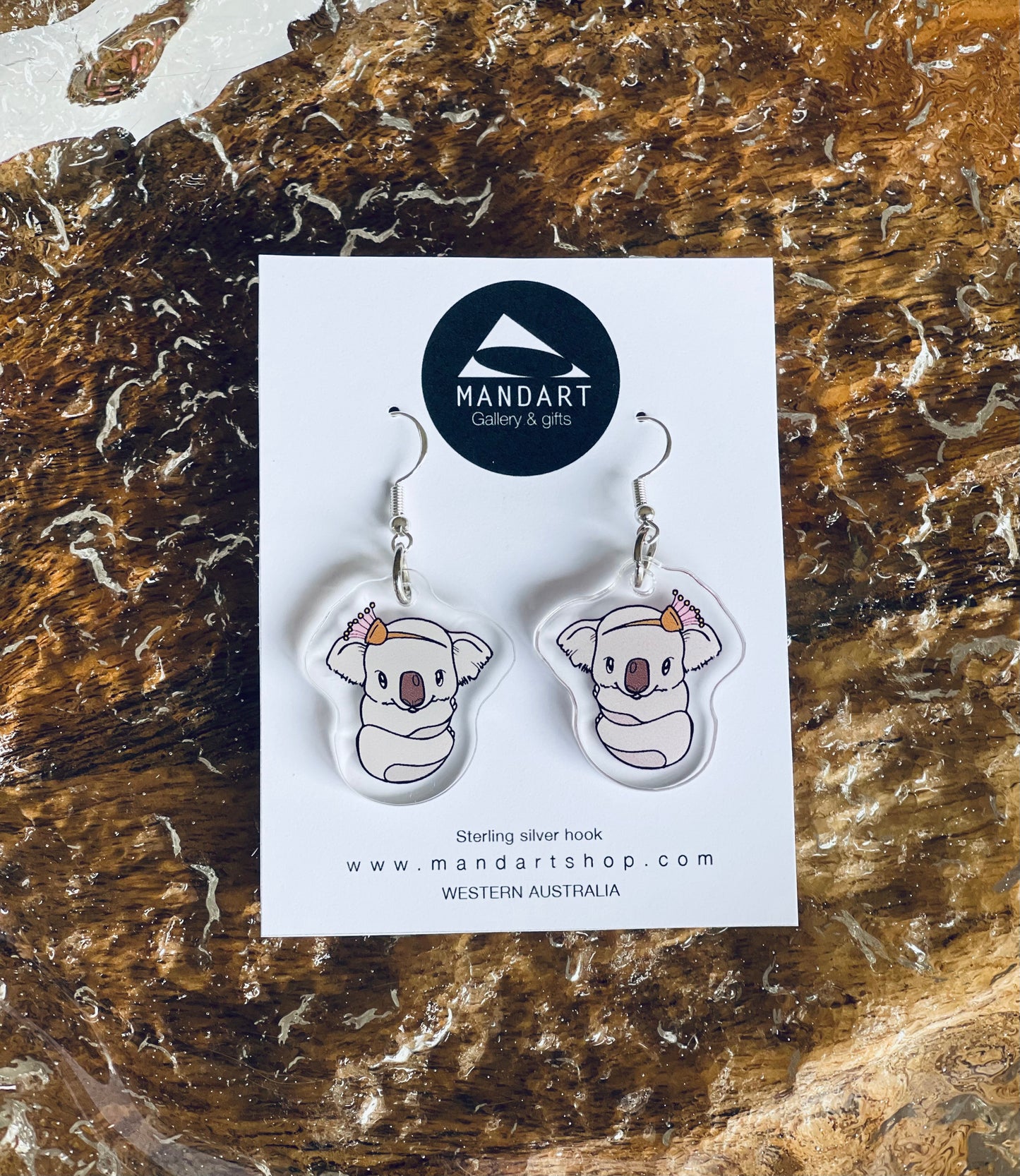 Wildlife acrylic earrings