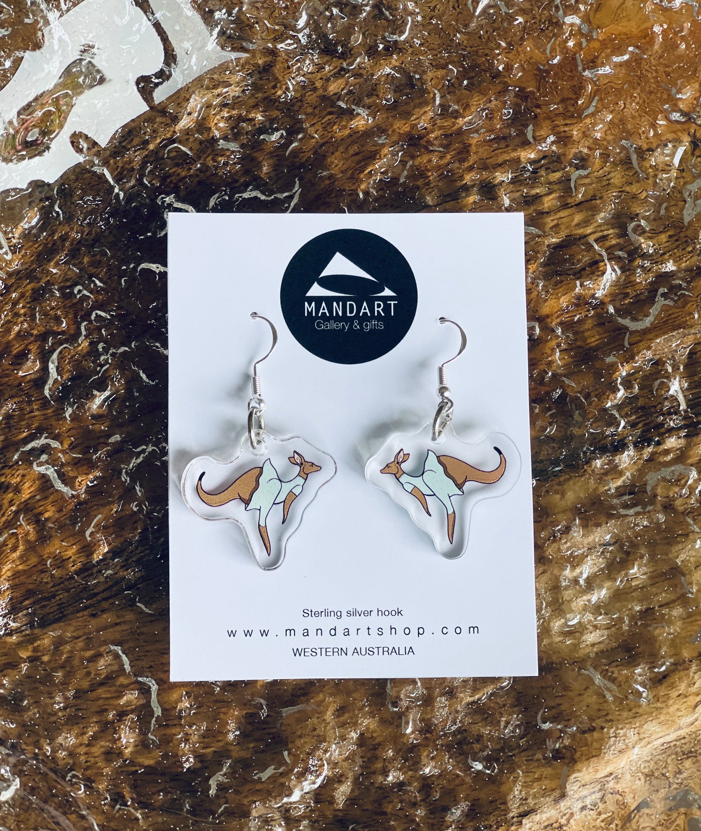 Wildlife acrylic earrings