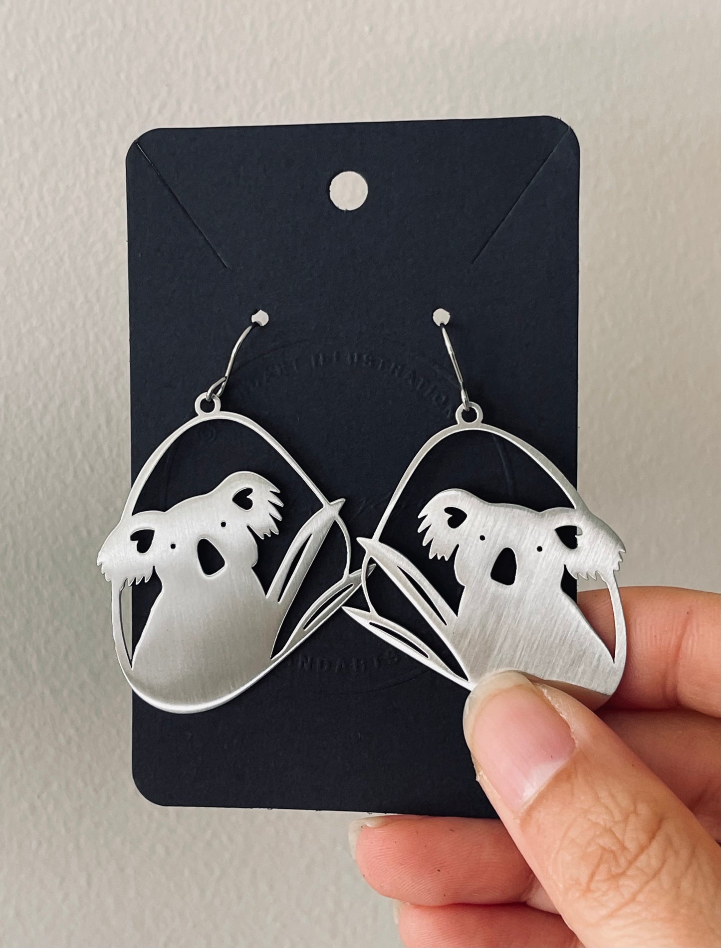 Mandart stainless steel earrings