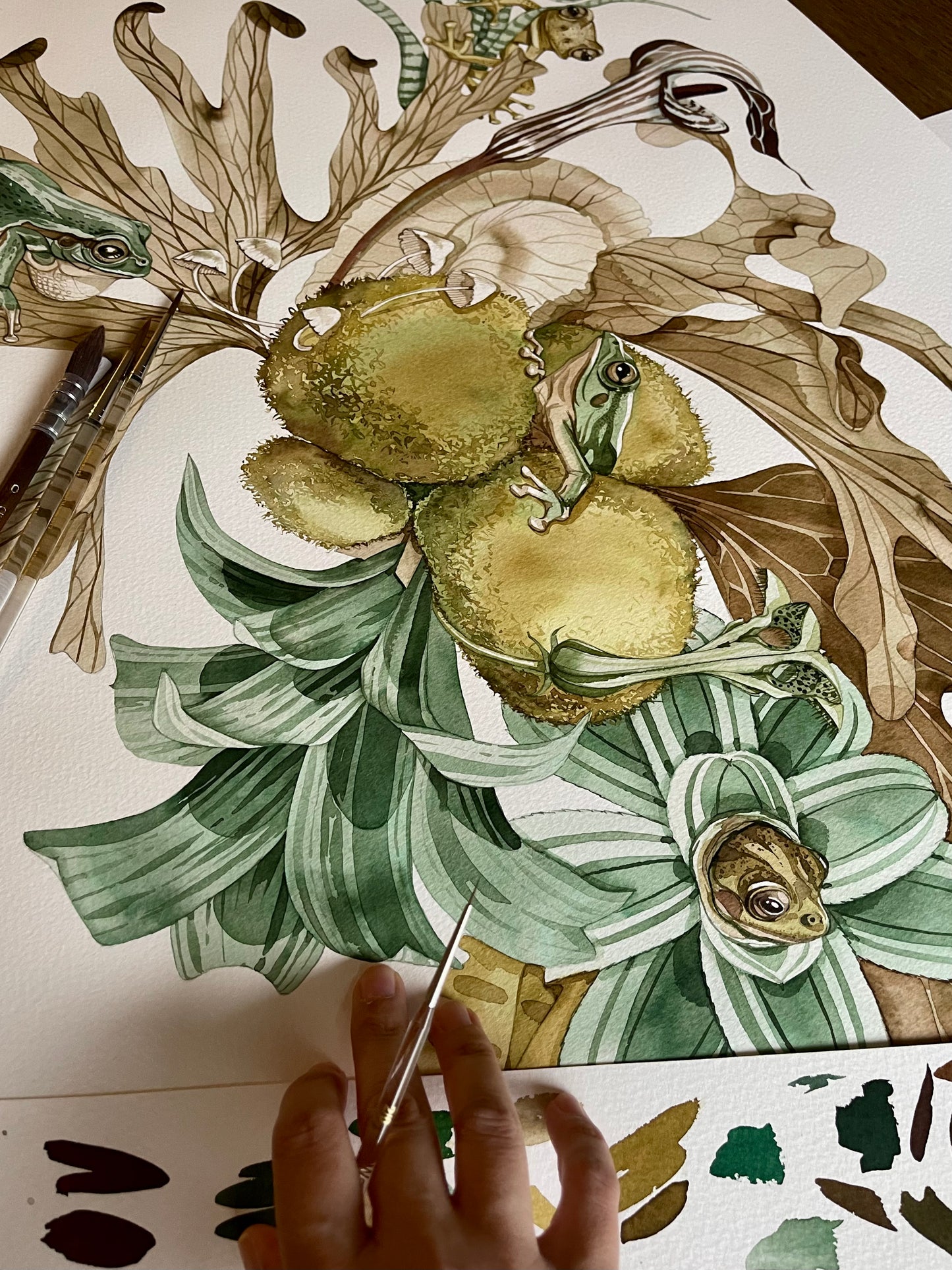 Leap of joy original illustration