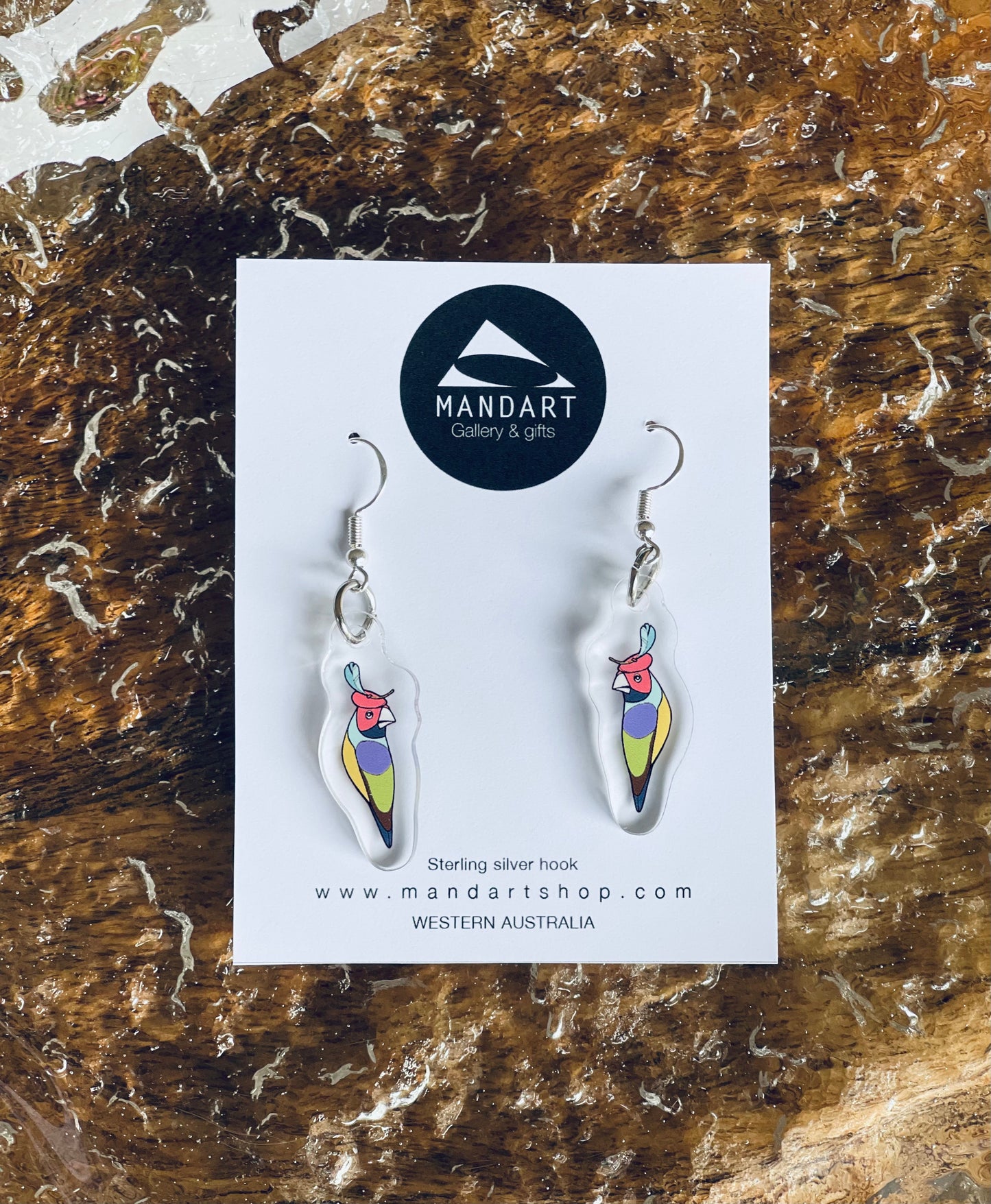 Wildlife acrylic earrings