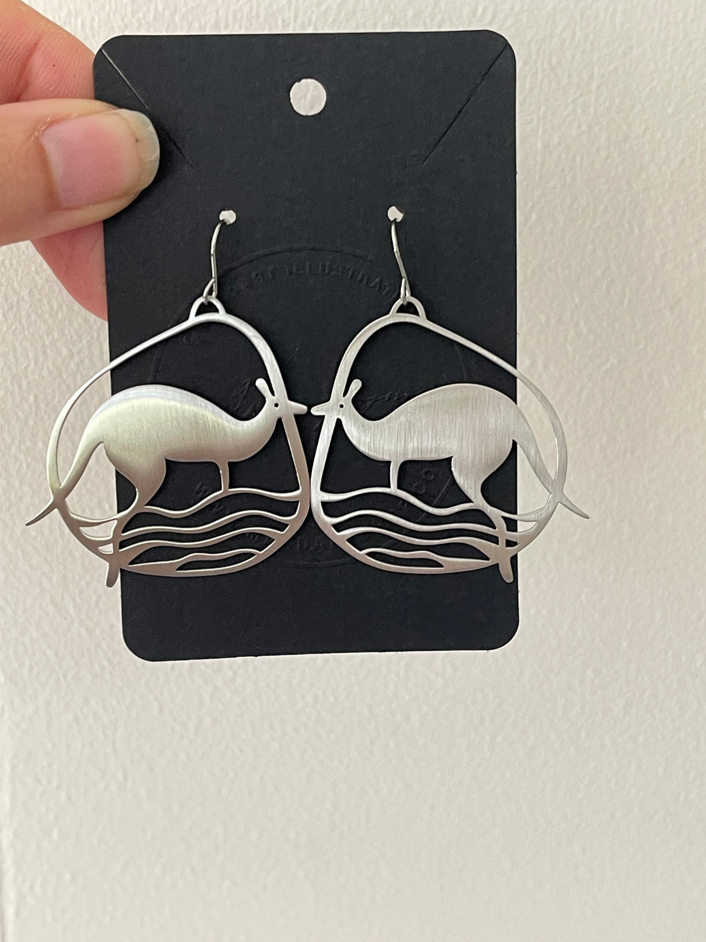 Mandart stainless steel earrings