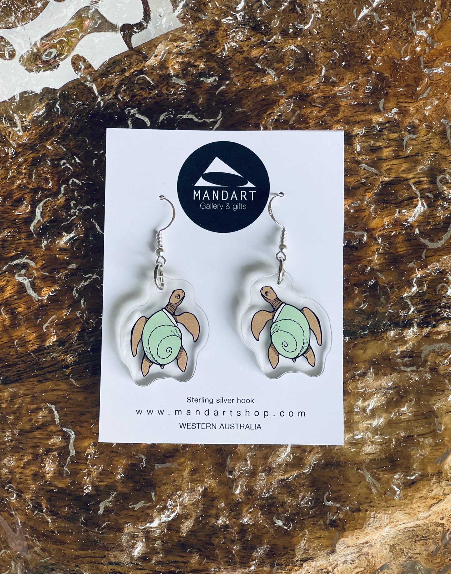 Wildlife acrylic earrings
