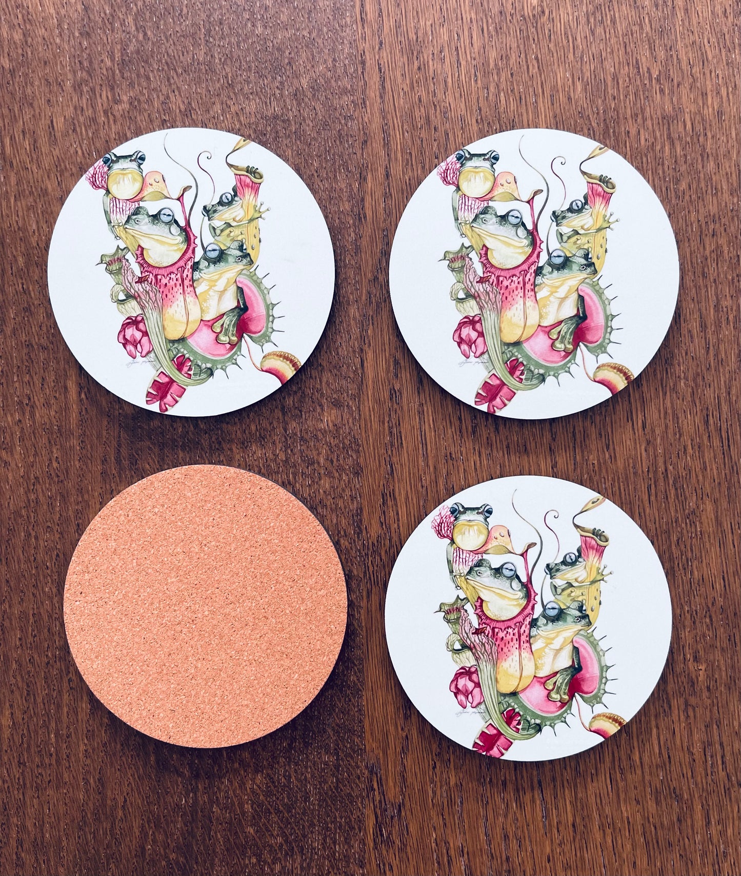 Frogs coasters