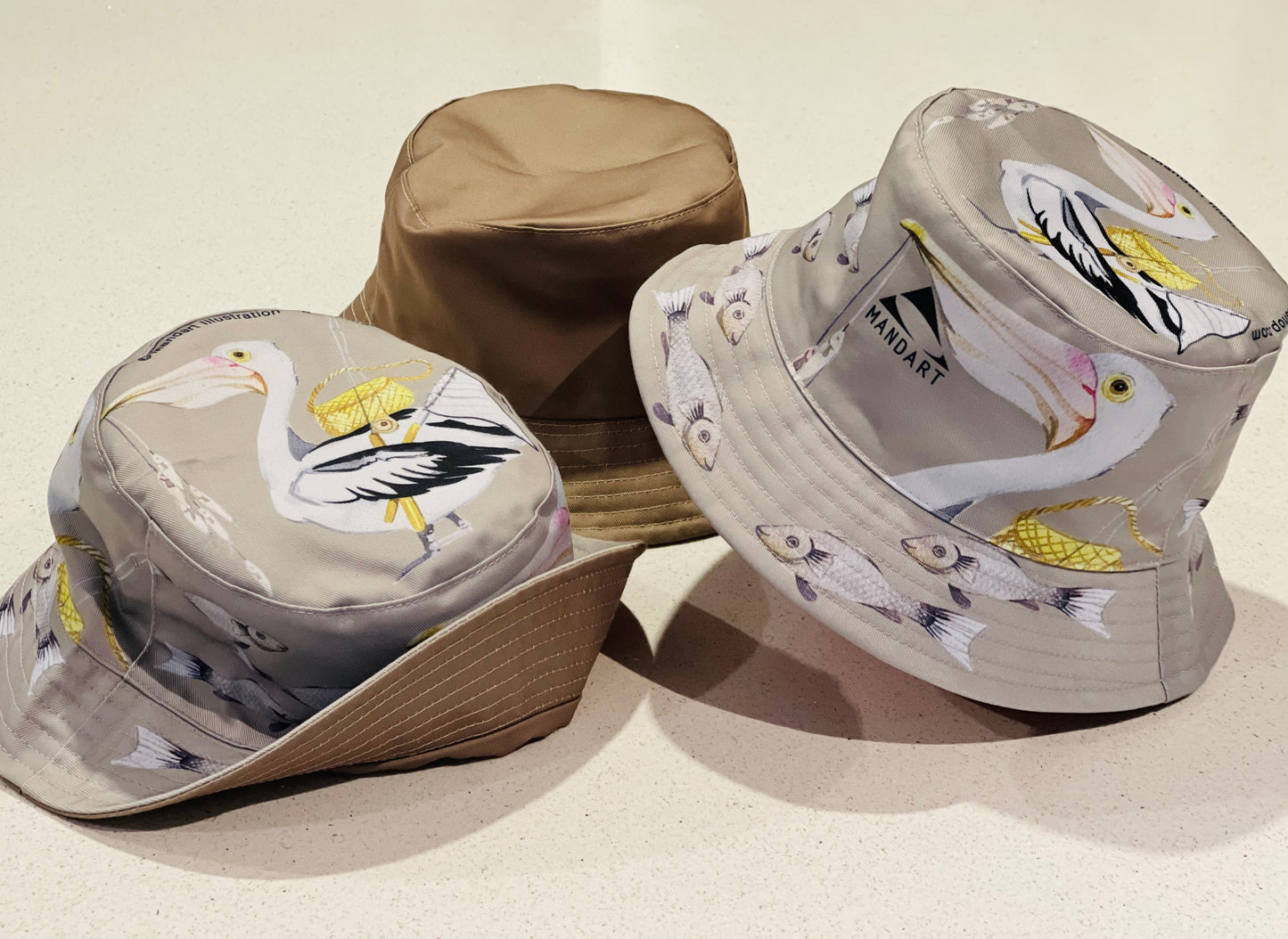 Mandart wildlife bucket hats