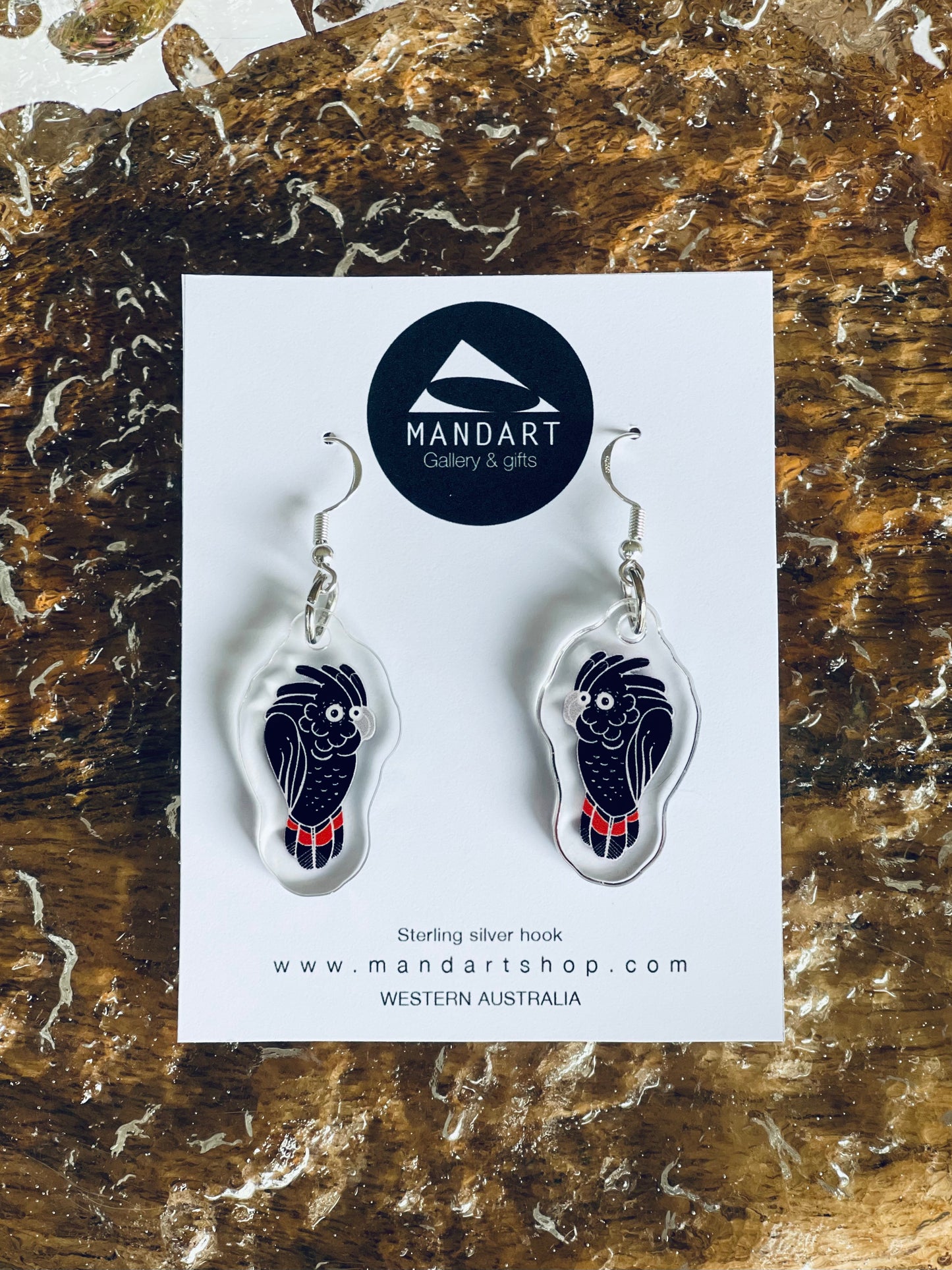 Wildlife acrylic earrings