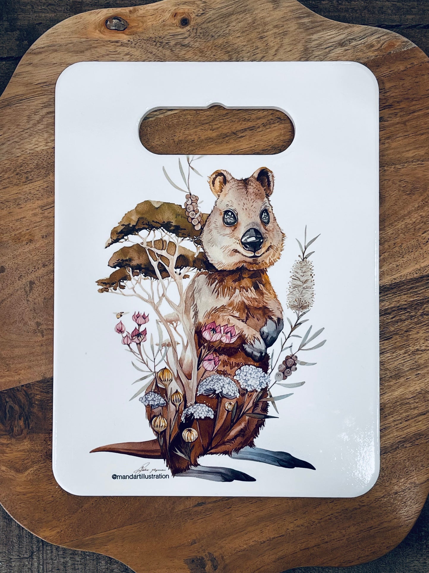 Quokka ceramic trivet