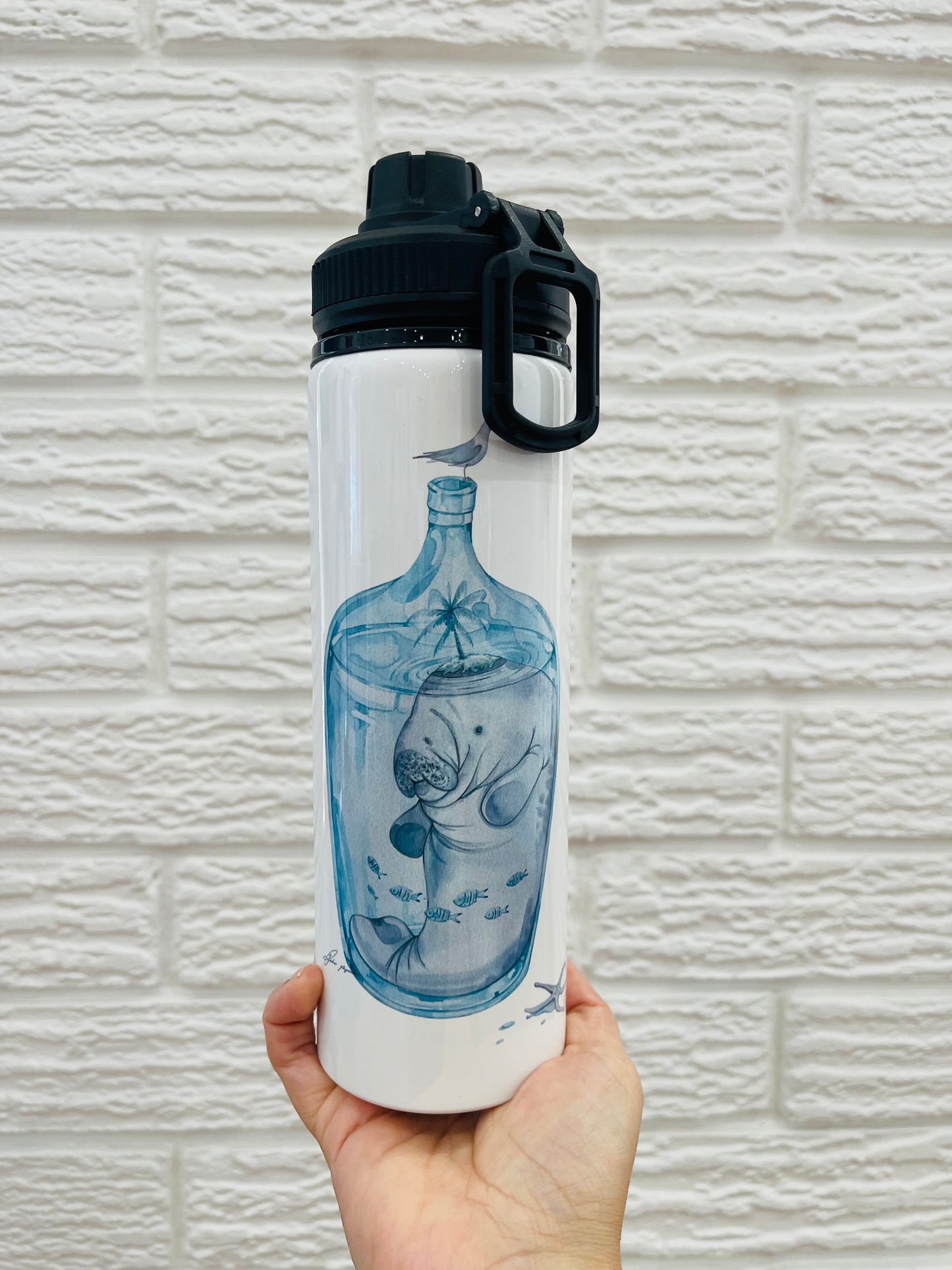 Mandart aluminium drink bottle