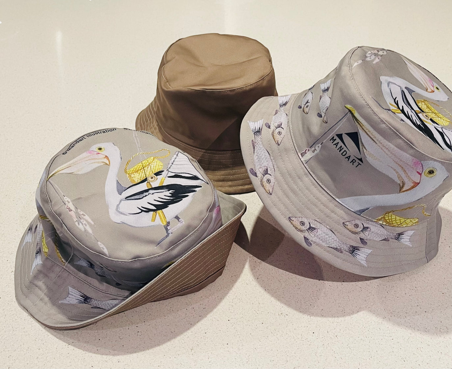 Mandart wildlife bucket hats