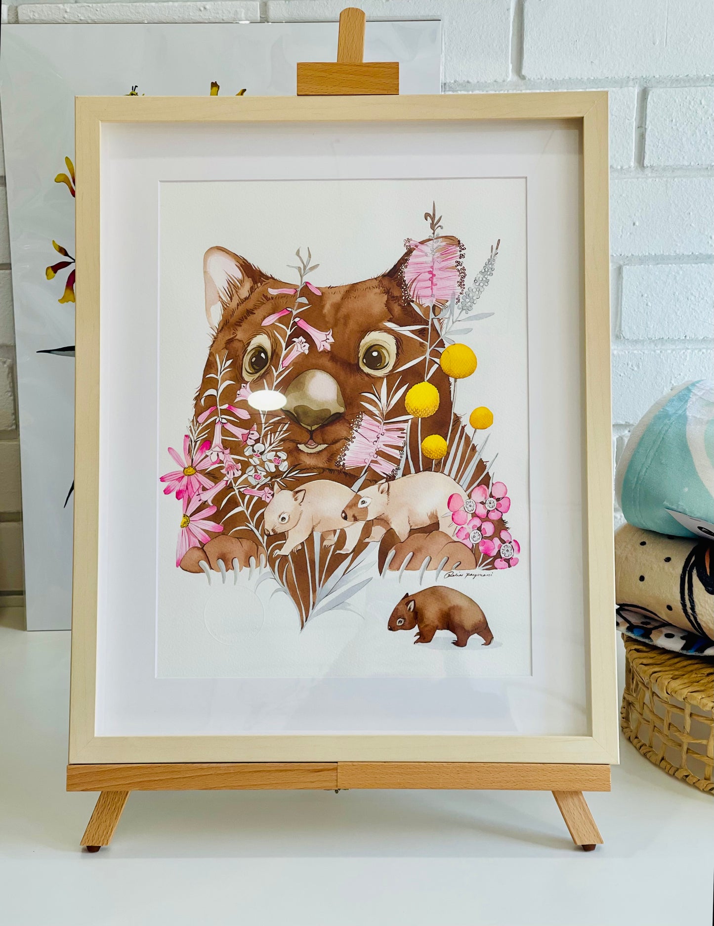 “Where have all the wombats gone?” watercolour illustration