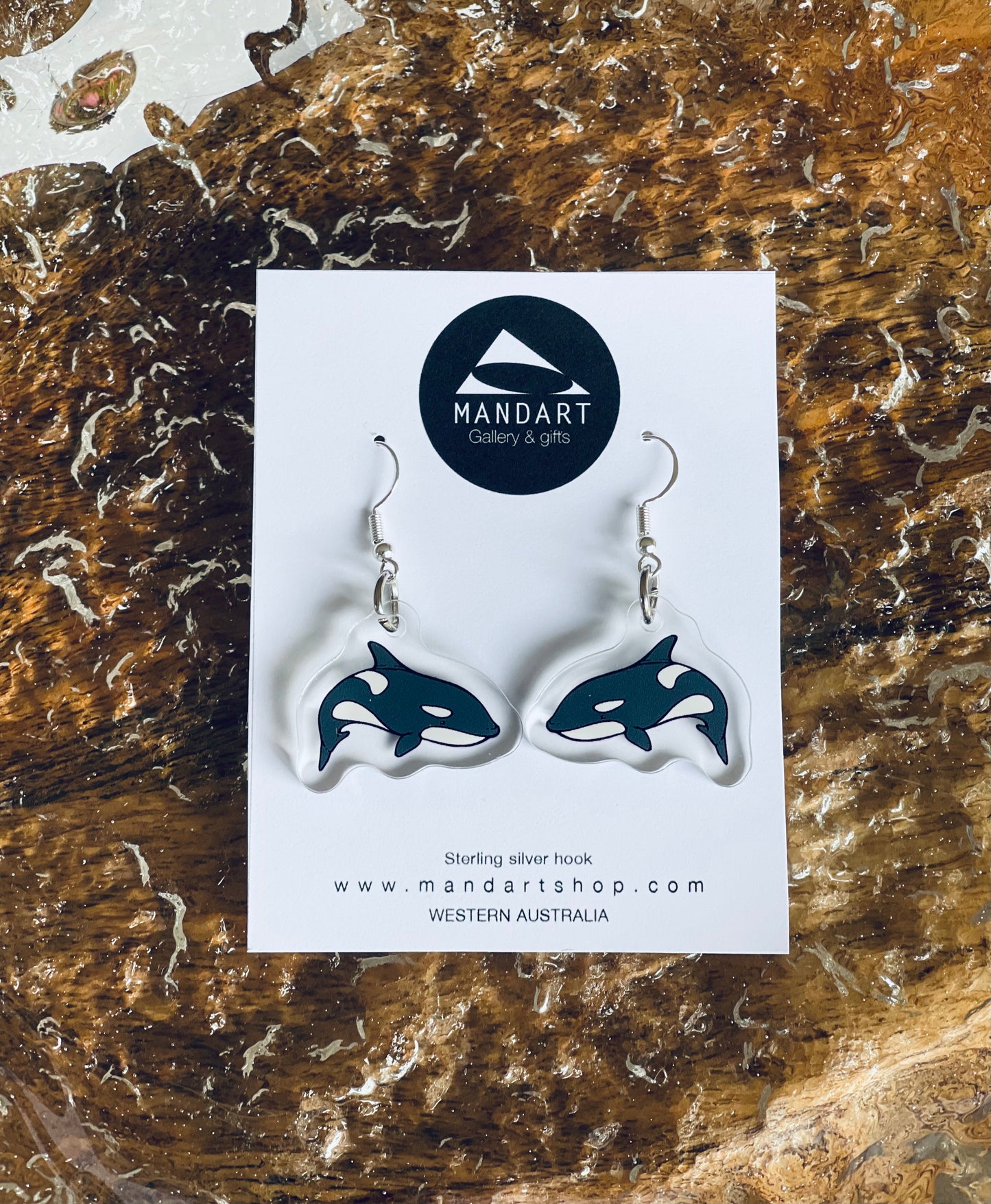 Wildlife acrylic earrings