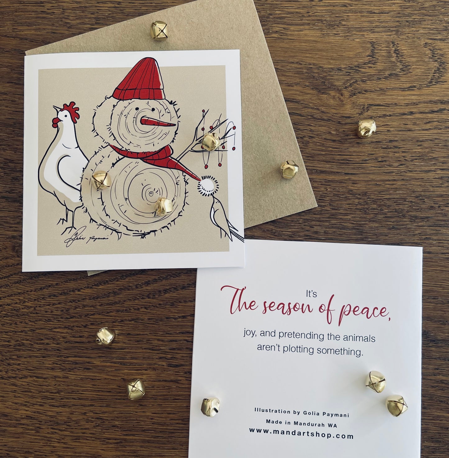 Mandart Christmas red cards