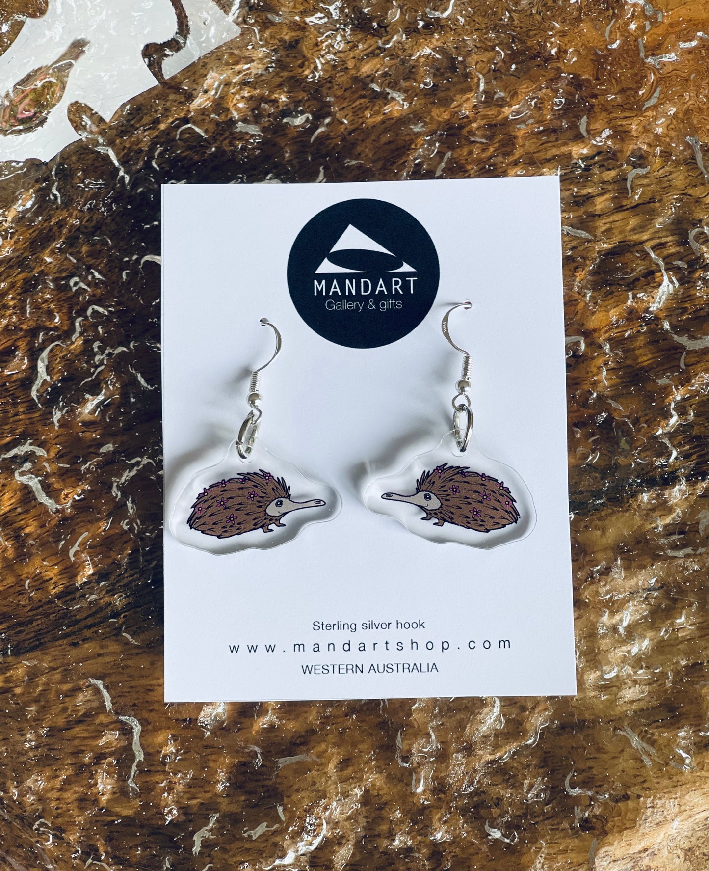 Wildlife acrylic earrings