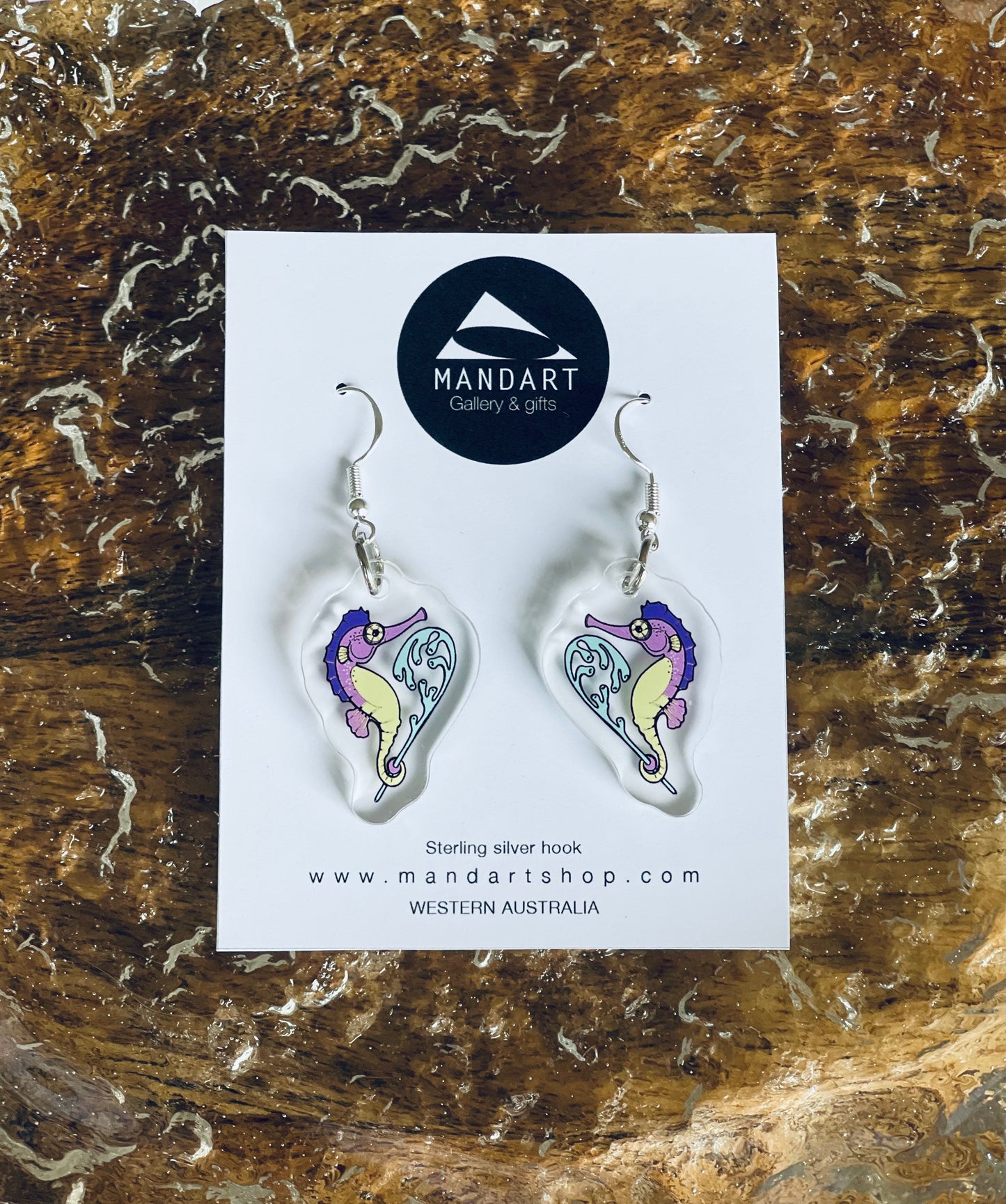 Wildlife acrylic earrings