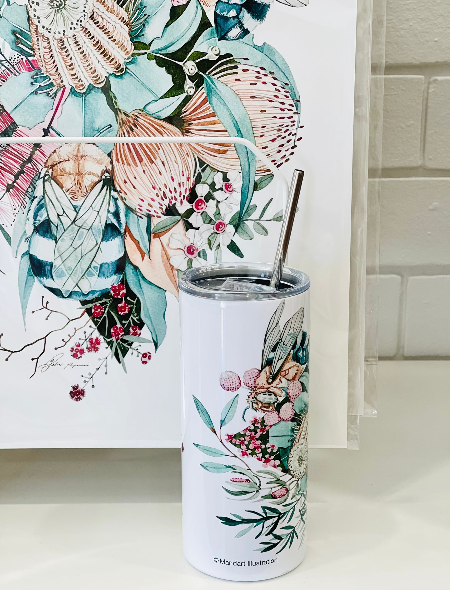 Mandart Stainless Steel Skinny Tumblers