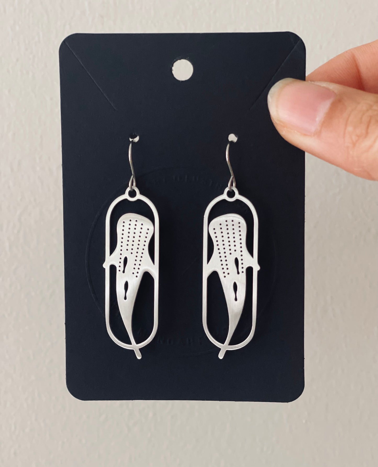 Mandart stainless steel earrings