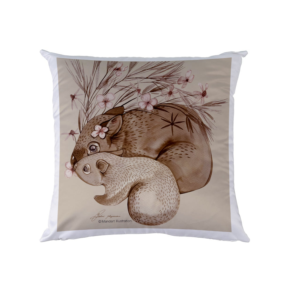 Wombats cushion cover
