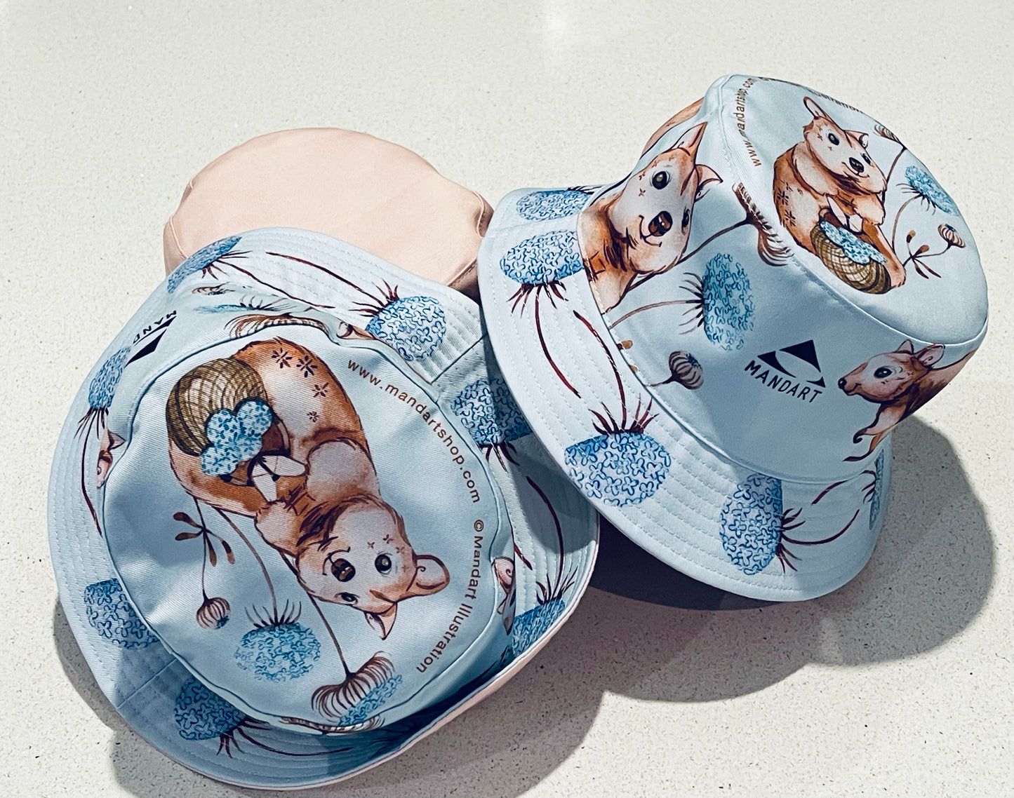 Mandart wildlife bucket hats