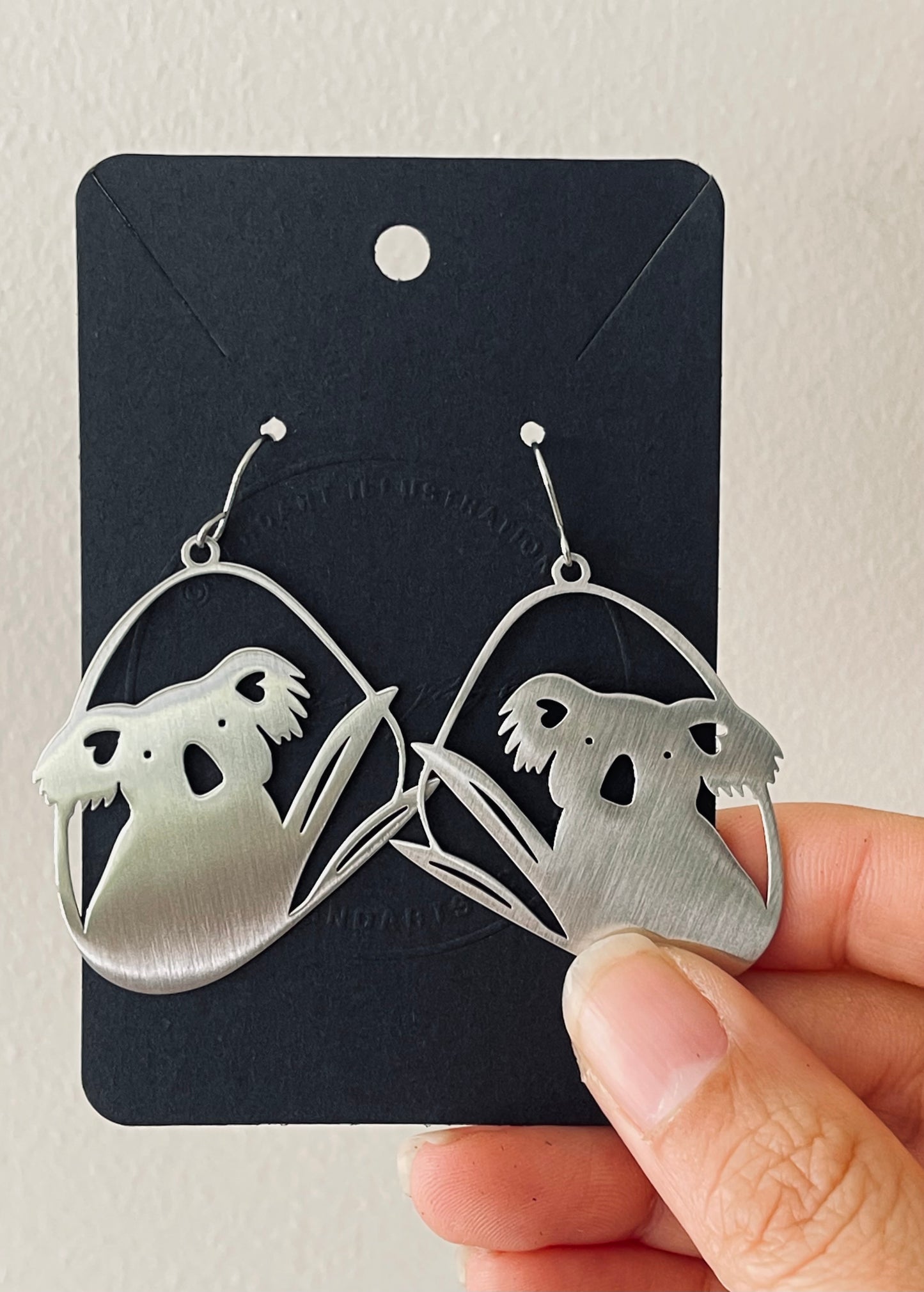 Mandart stainless steel earrings