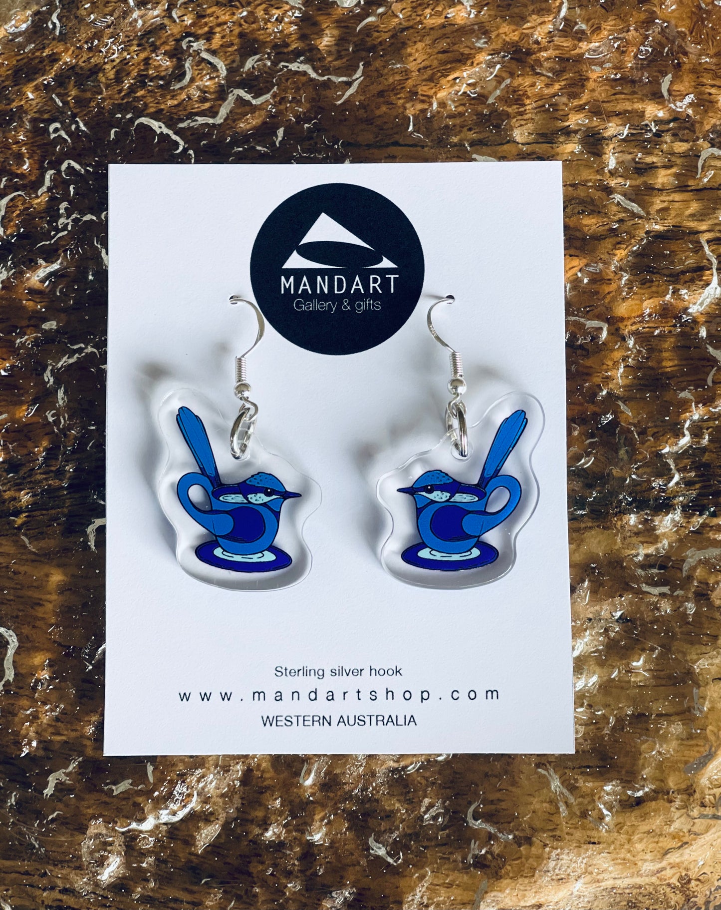 Wildlife acrylic earrings