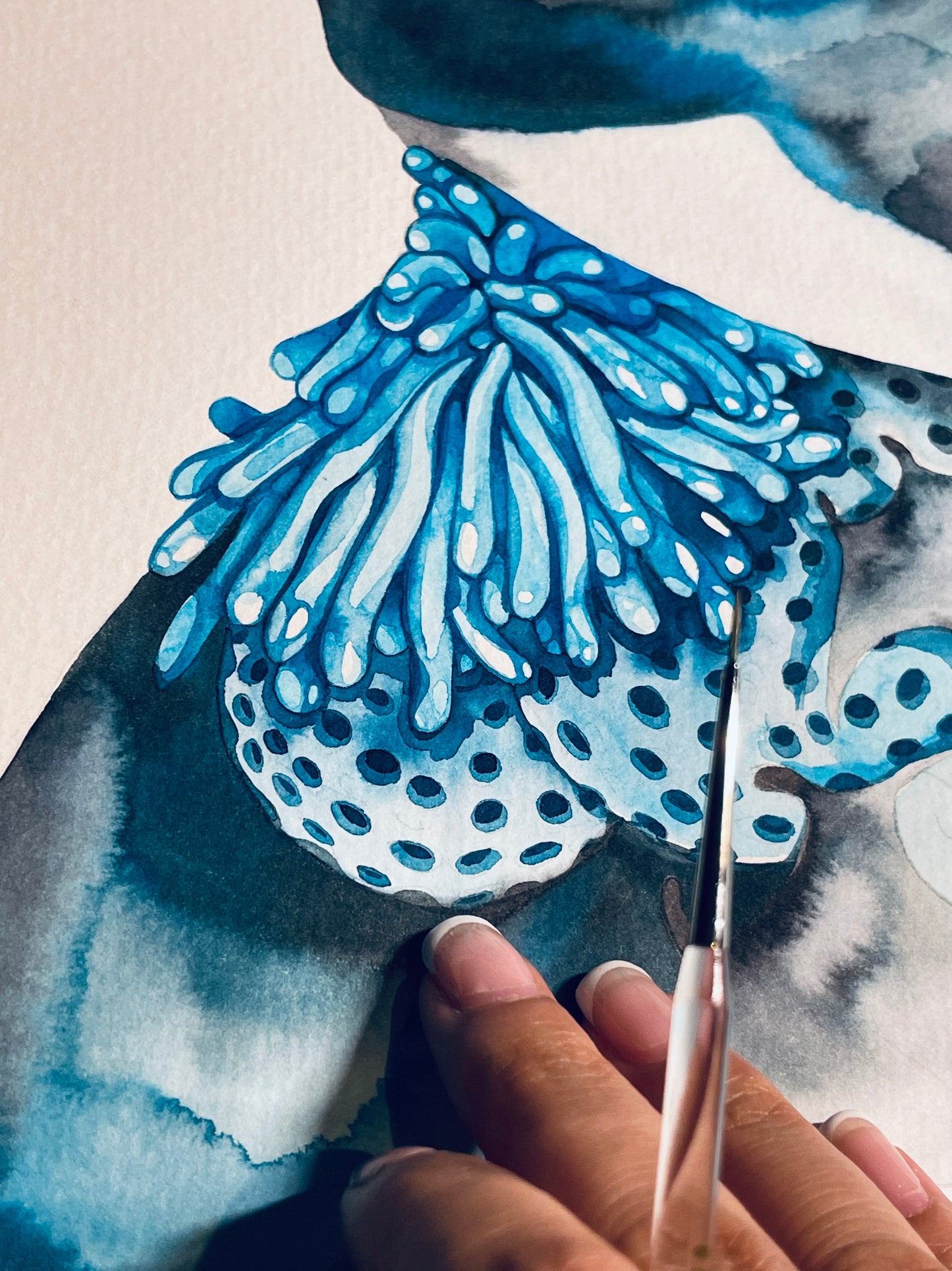 Manta ray original watercolour limited edition prints