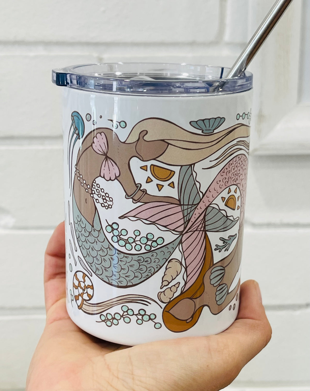 Mandart Stainless Steel wine/coffee tumblers
