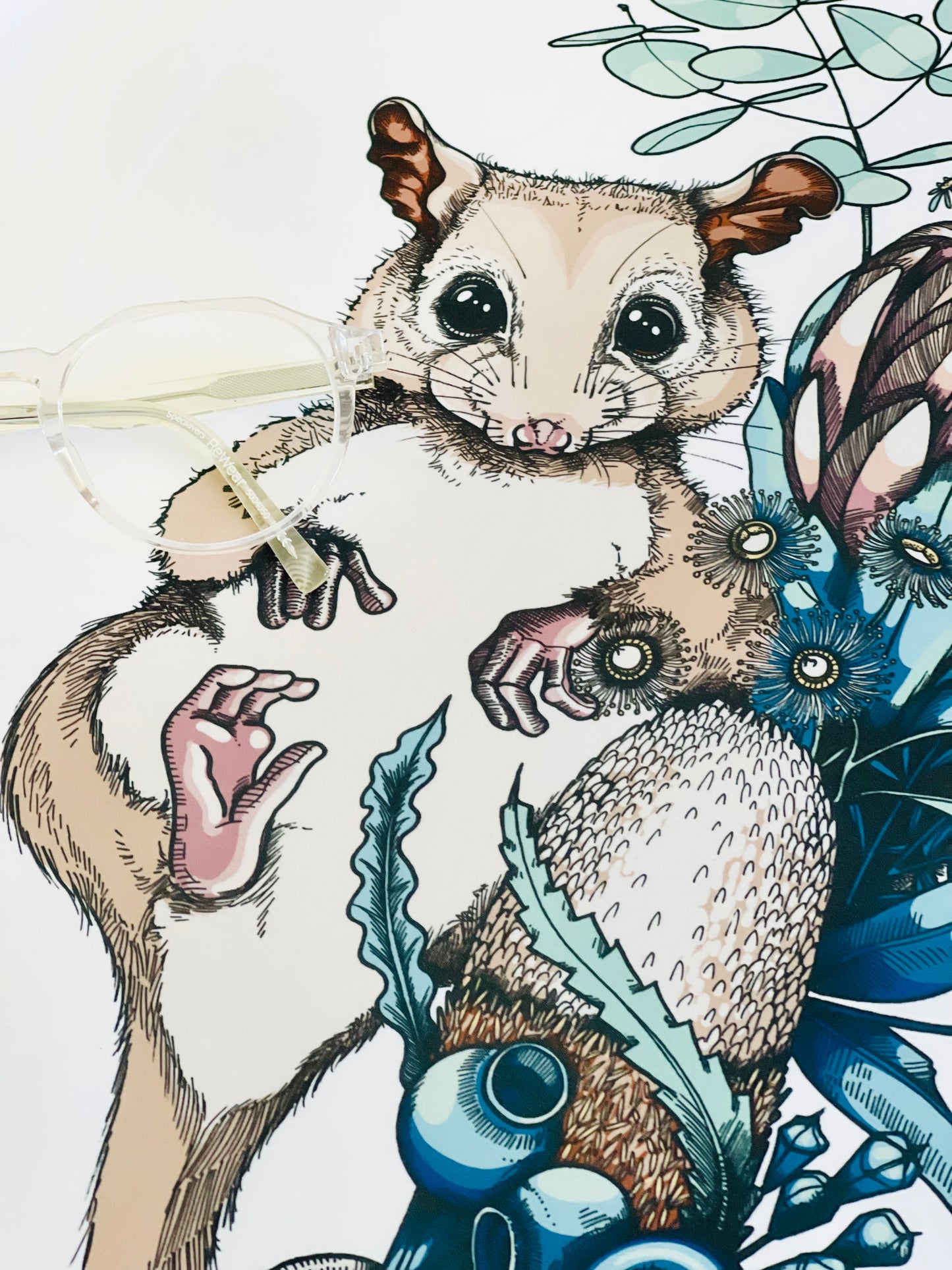 Possum cushion cover