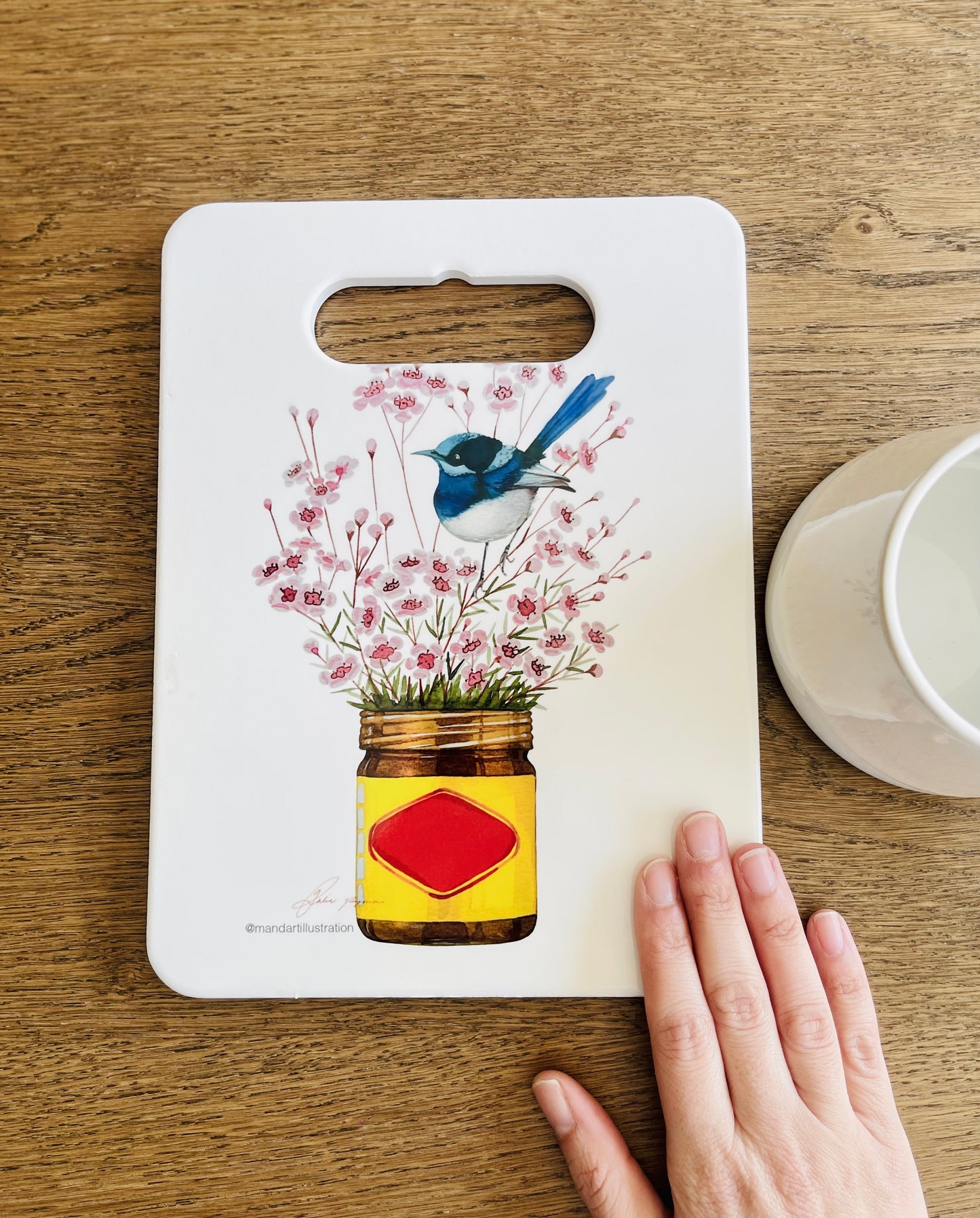 Aussie theme ceramic trivet