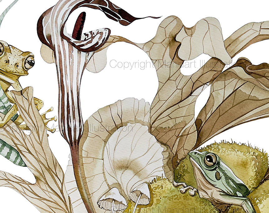 Leap of joy original illustration