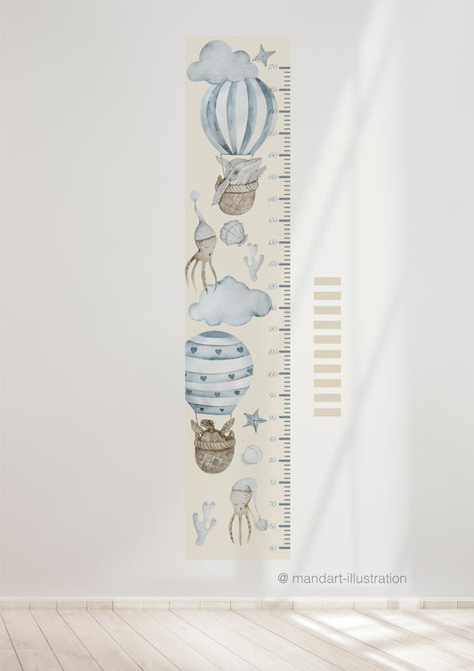 Growth Chart wall decal