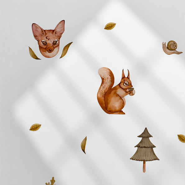 Forest theme wall decal