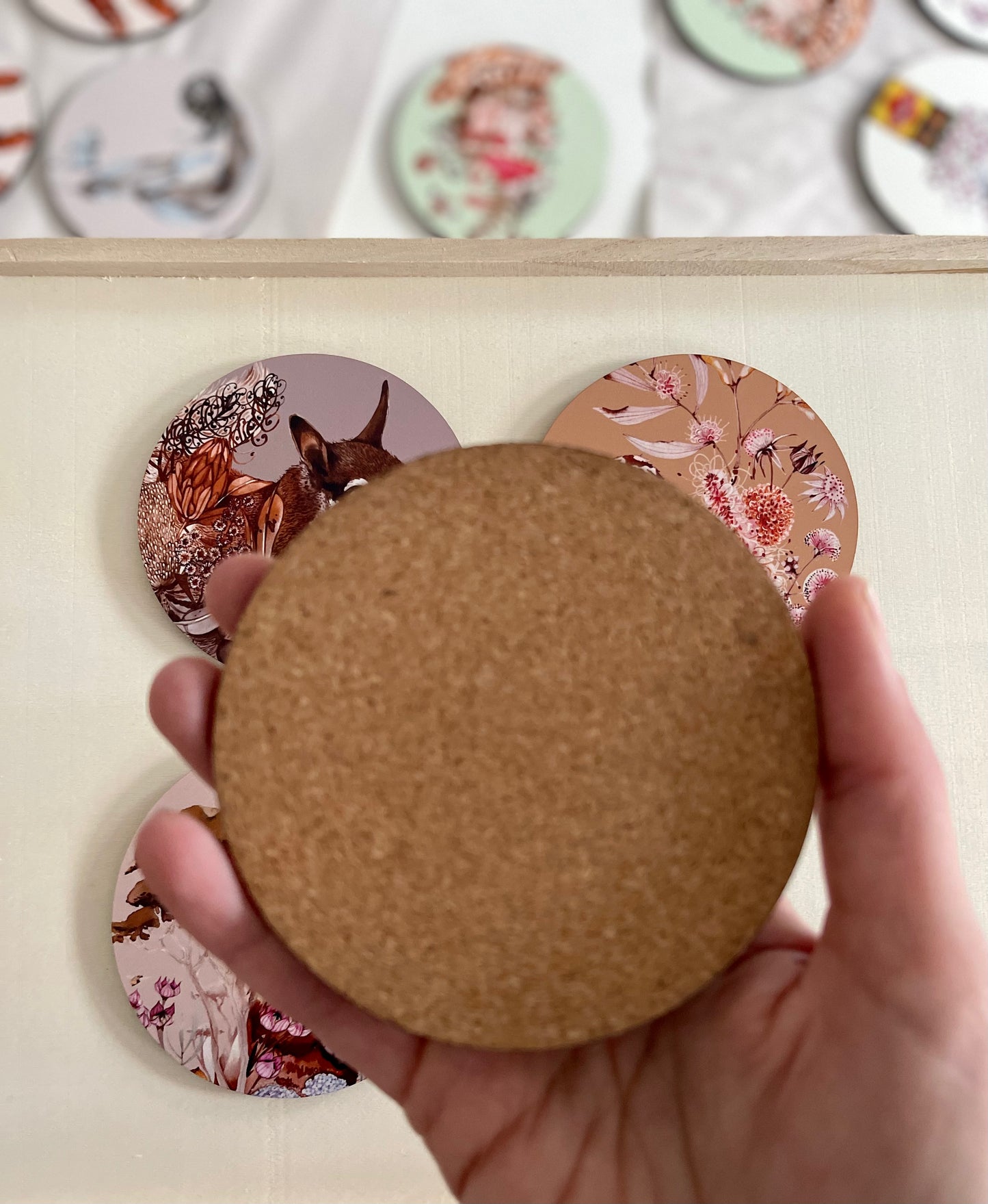 Aussie wildlife coasters