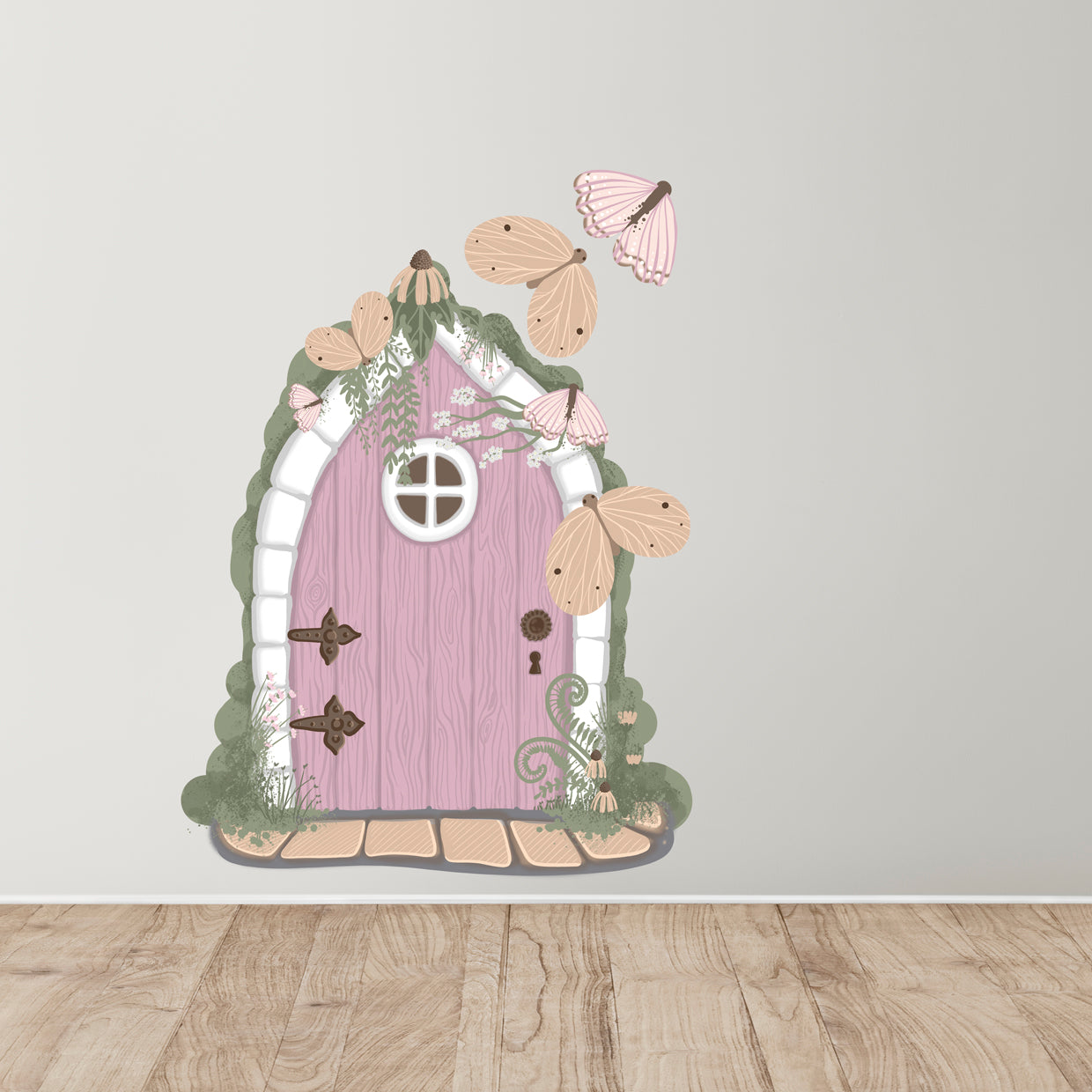 Fairy door removable wall decals