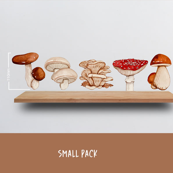 Mushrooms wall decal