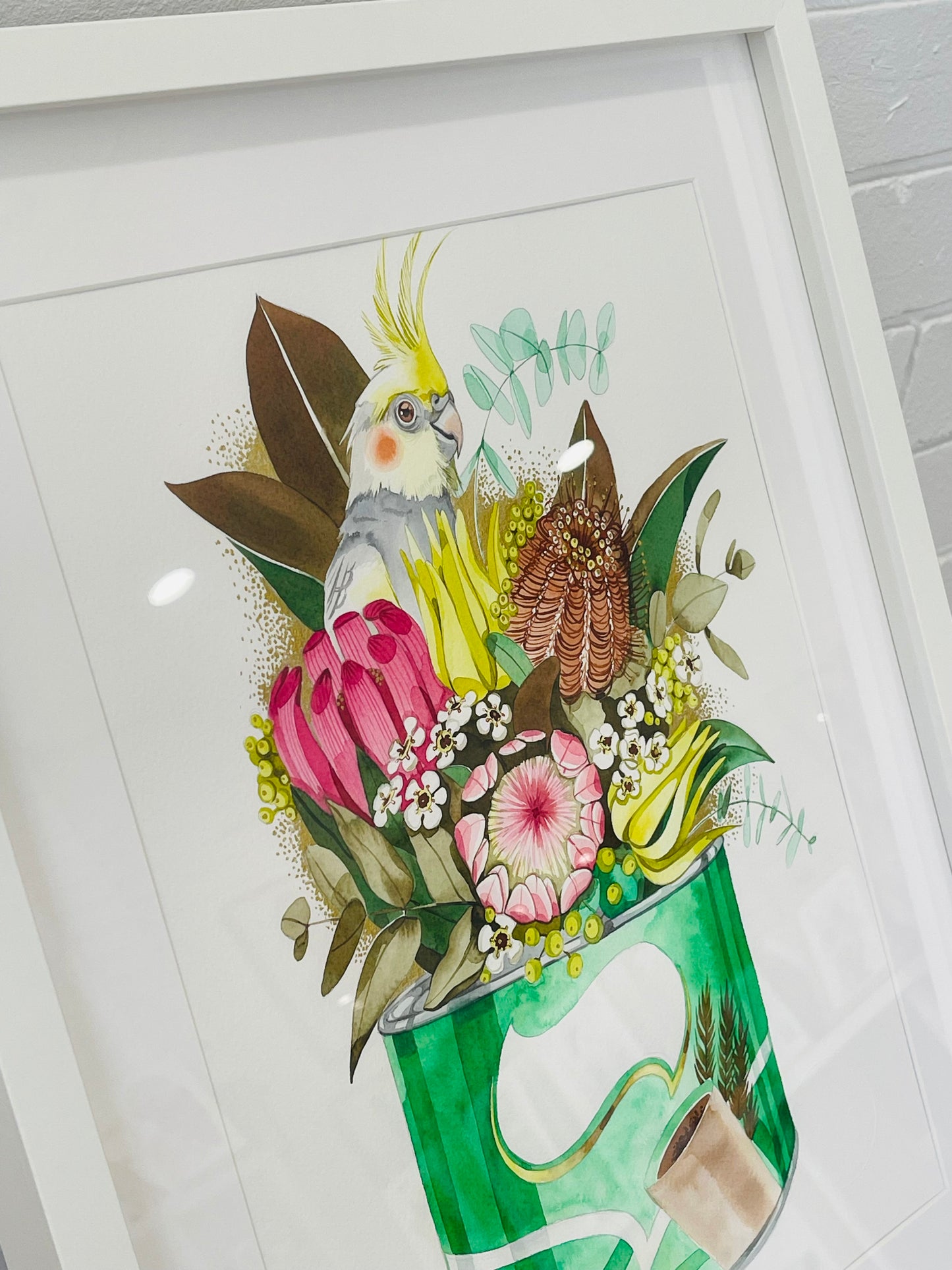 Milo and Weiro botanical watercolour illustration