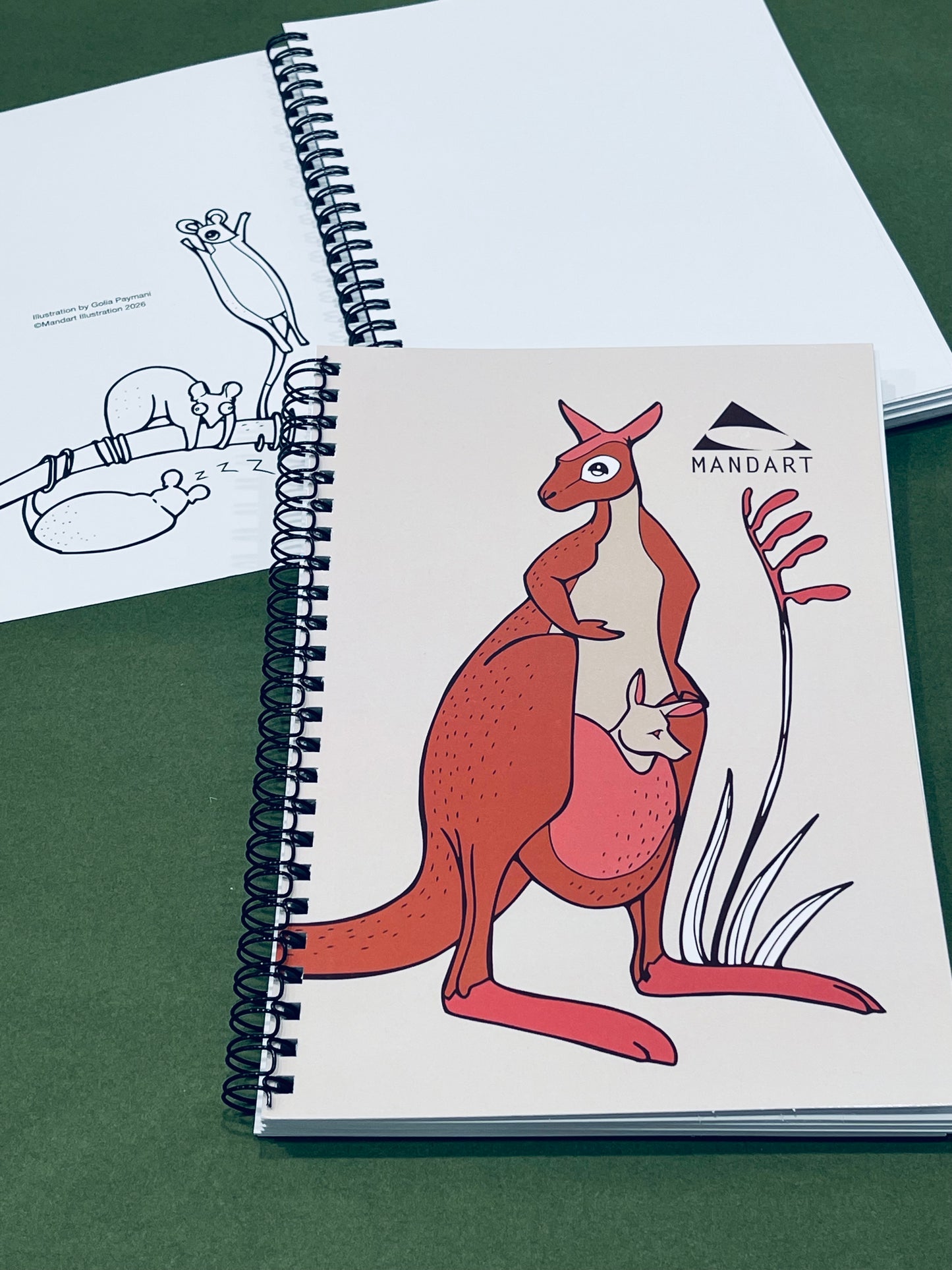 Mandart wired notebook