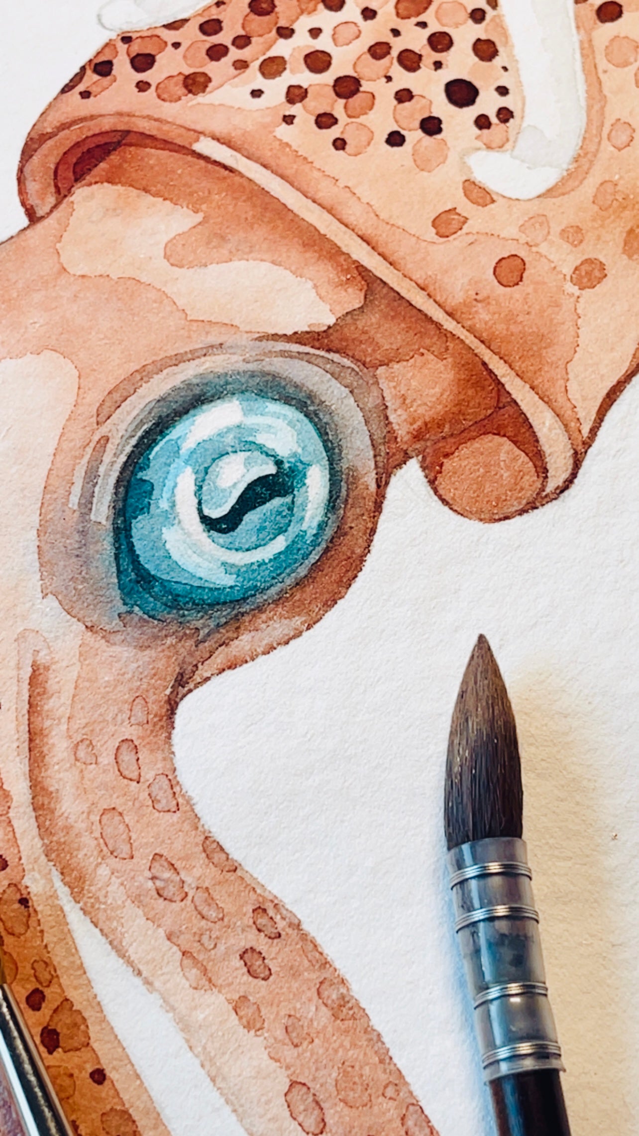 Tides of ink and light original illustration