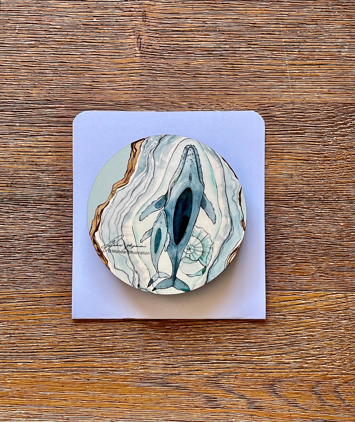Whales coasters