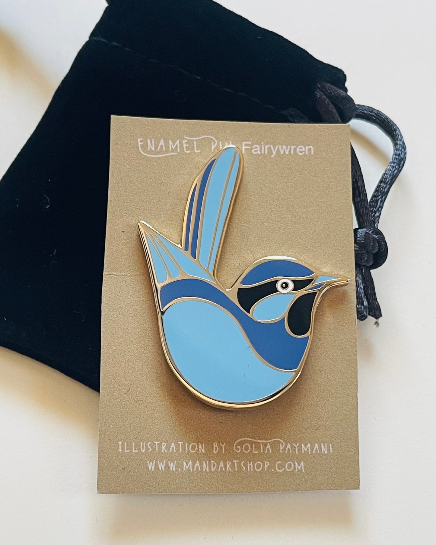 Mandart enamel pins