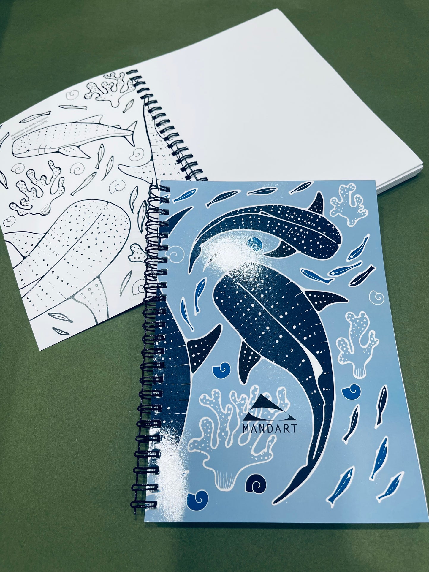 Mandart wired notebook