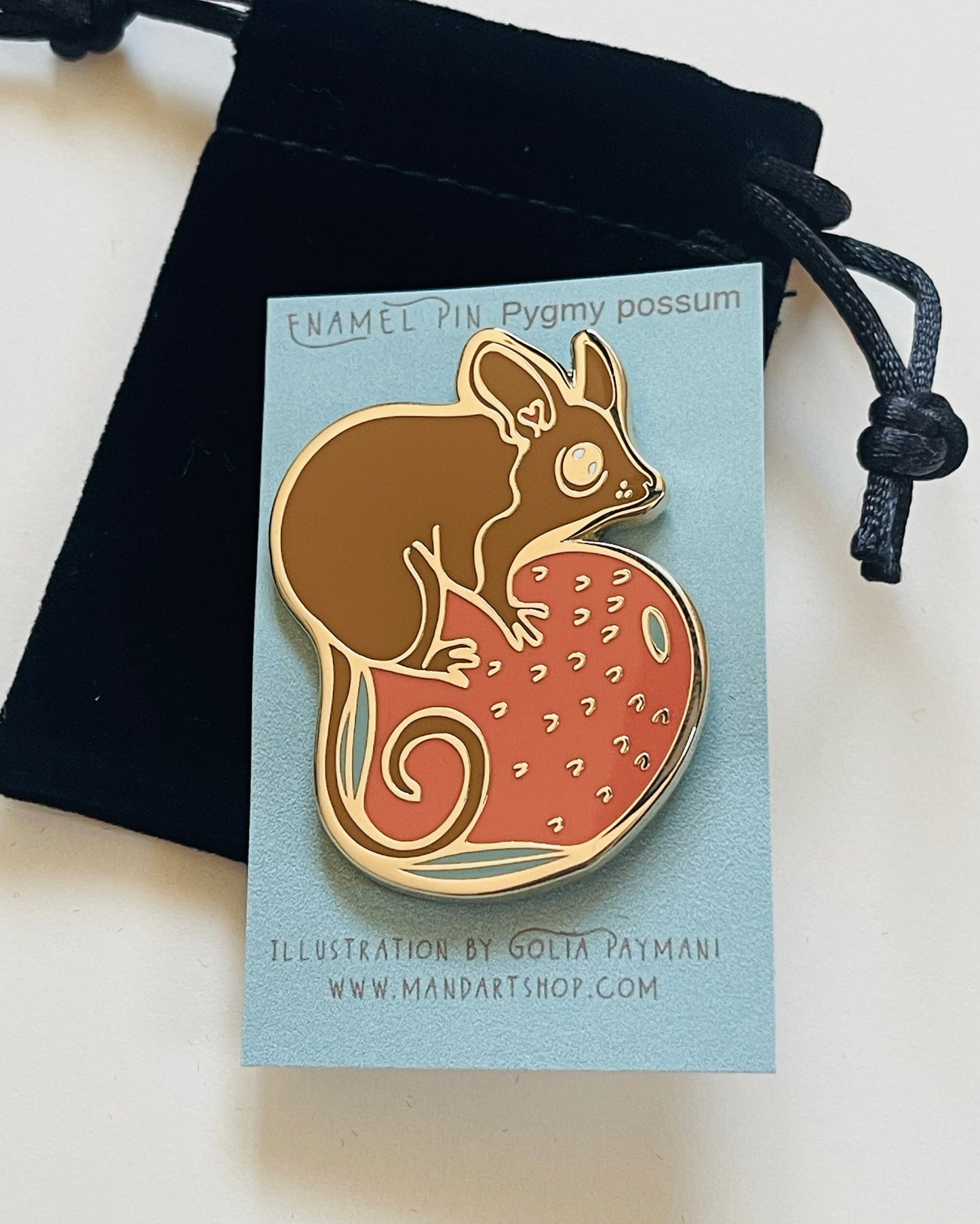 Mandart enamel pins