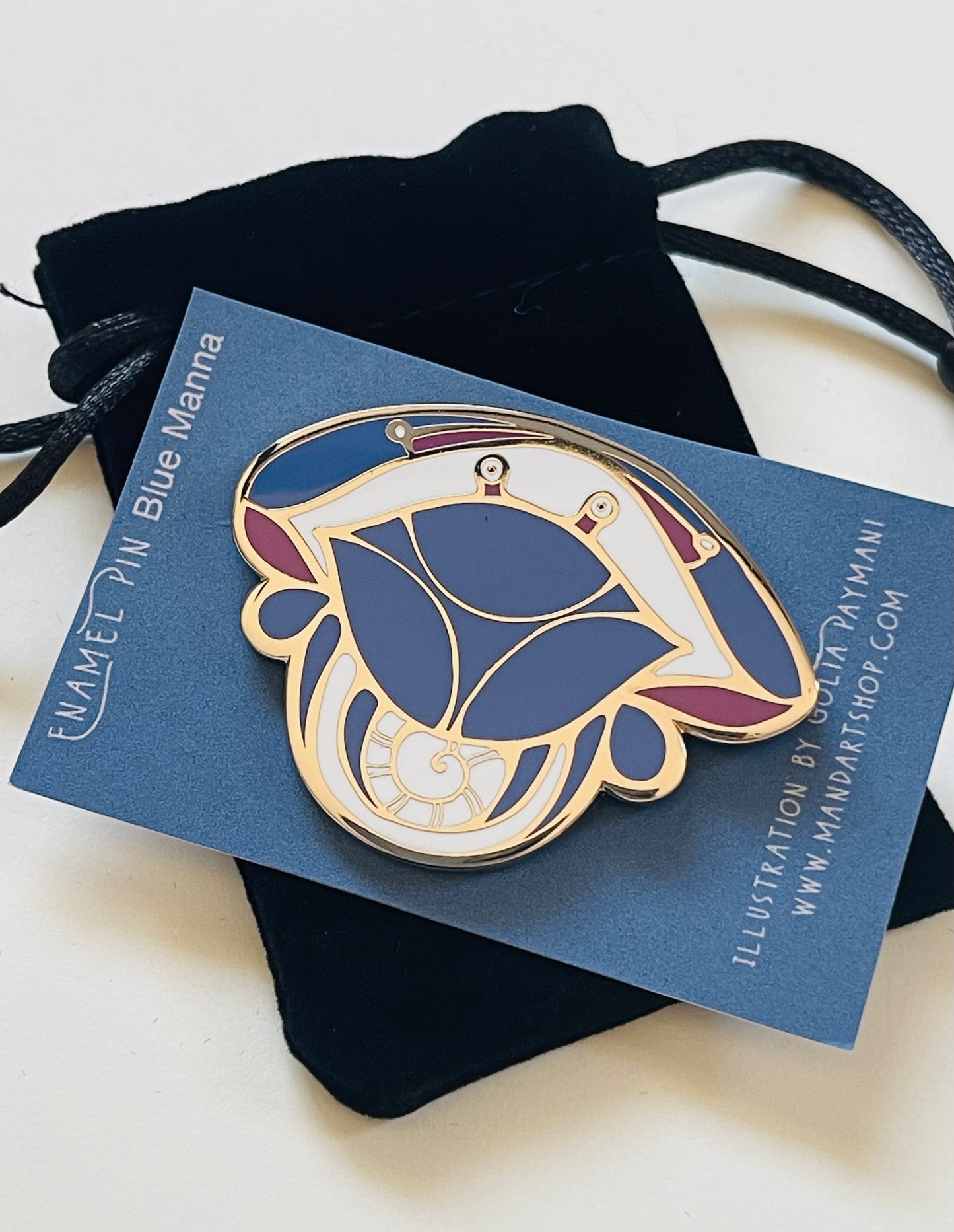 Mandart enamel pins