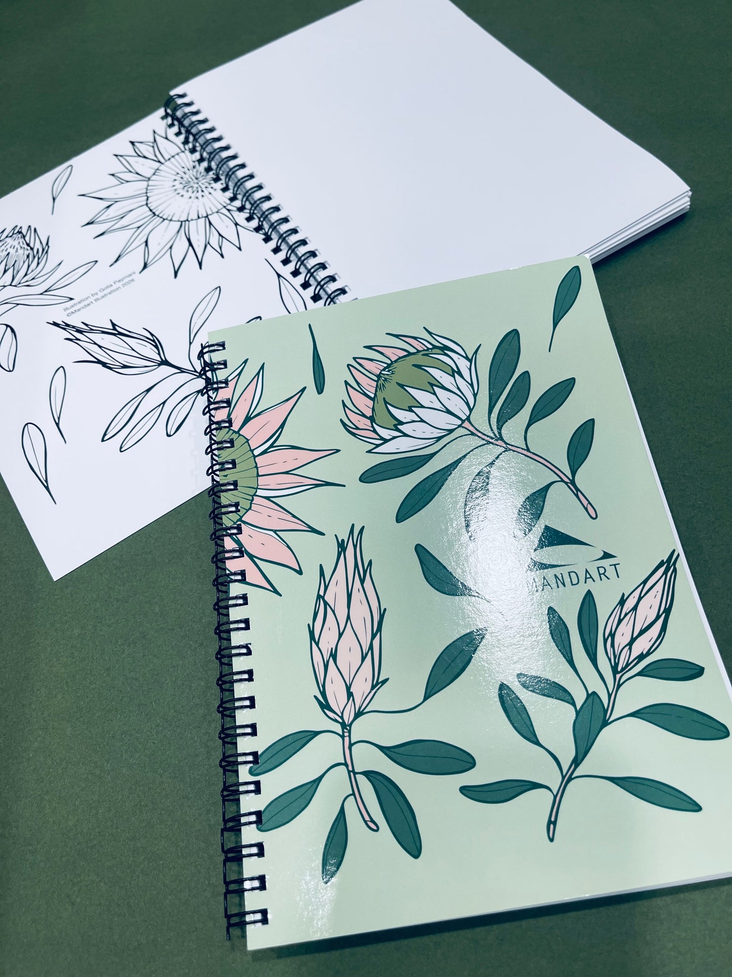 Mandart wired notebook