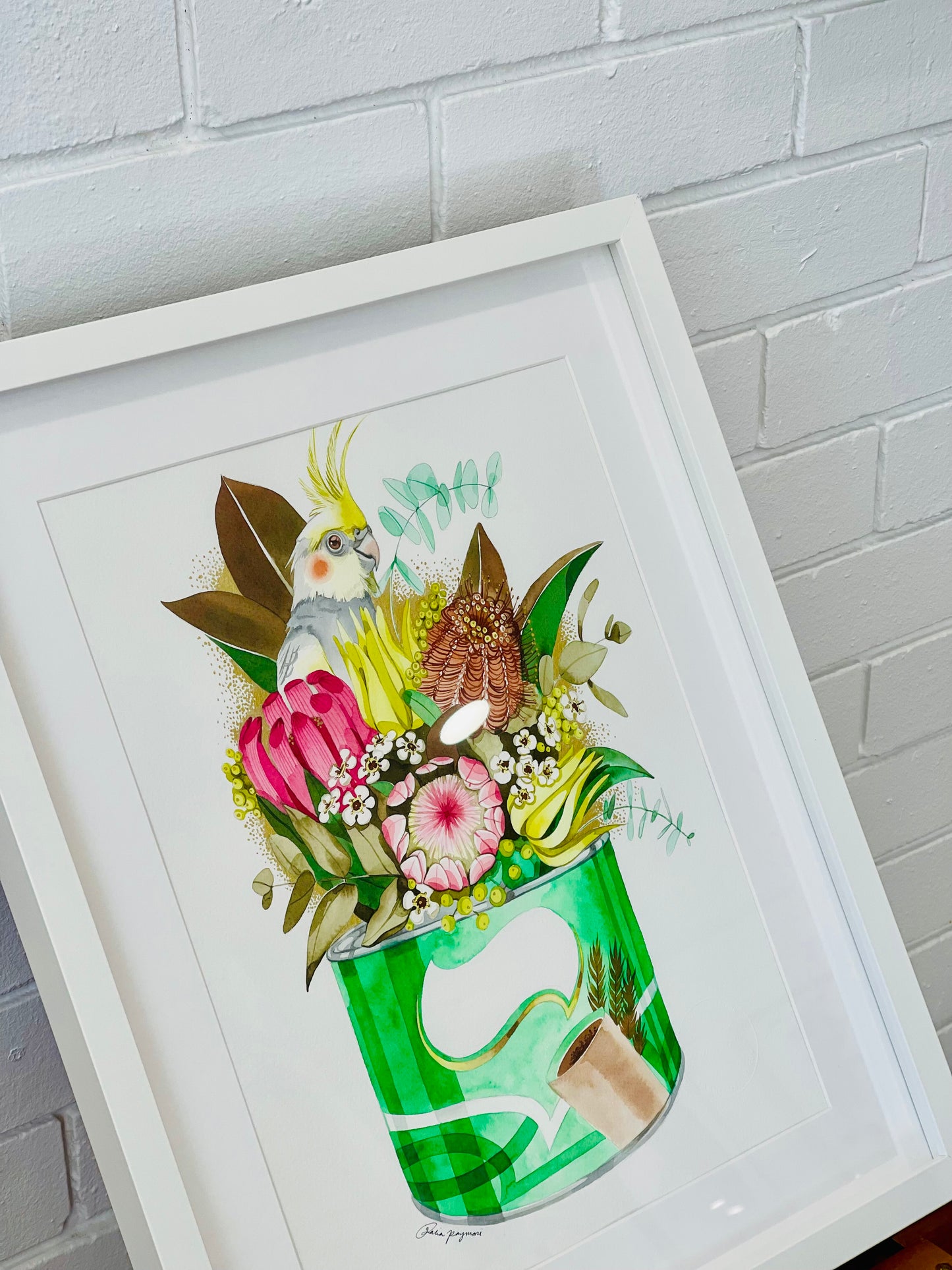 Milo and Weiro botanical watercolour illustration