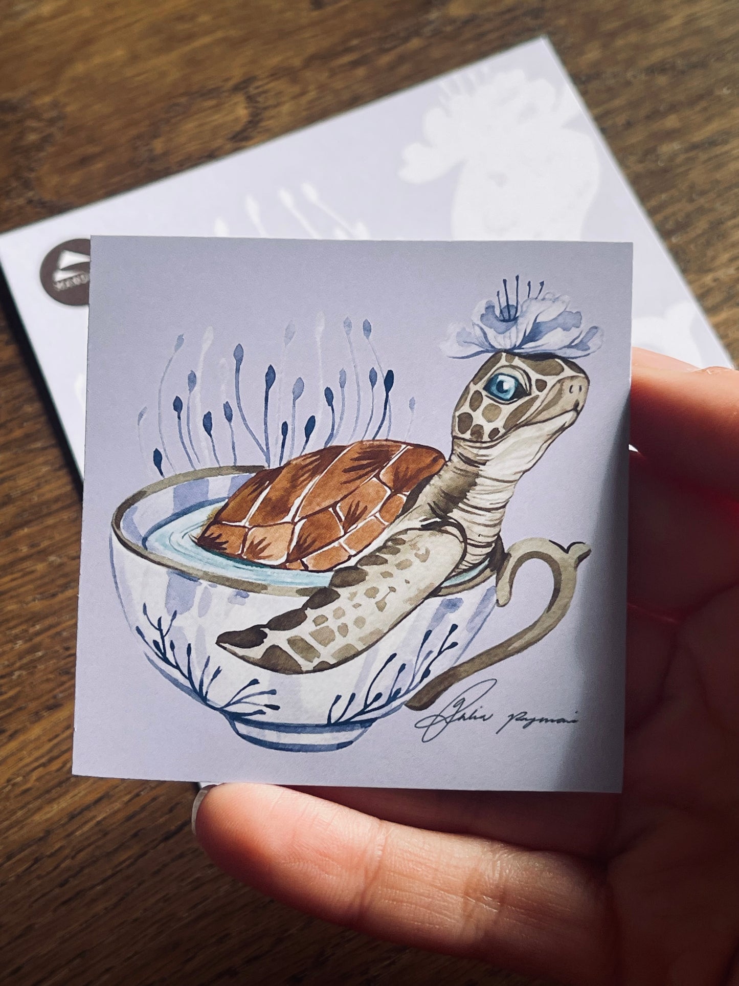 Magnet postcard