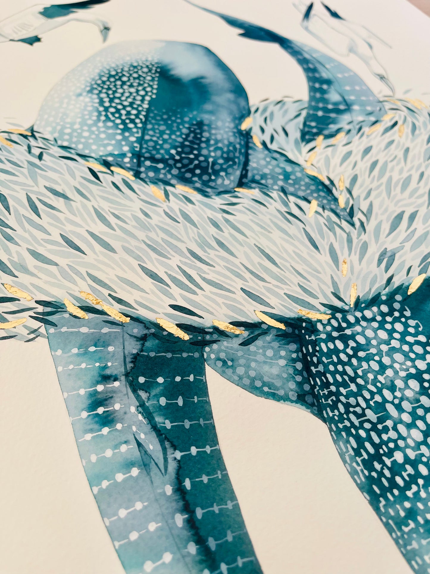 Oceans harmony original watercolour illustration